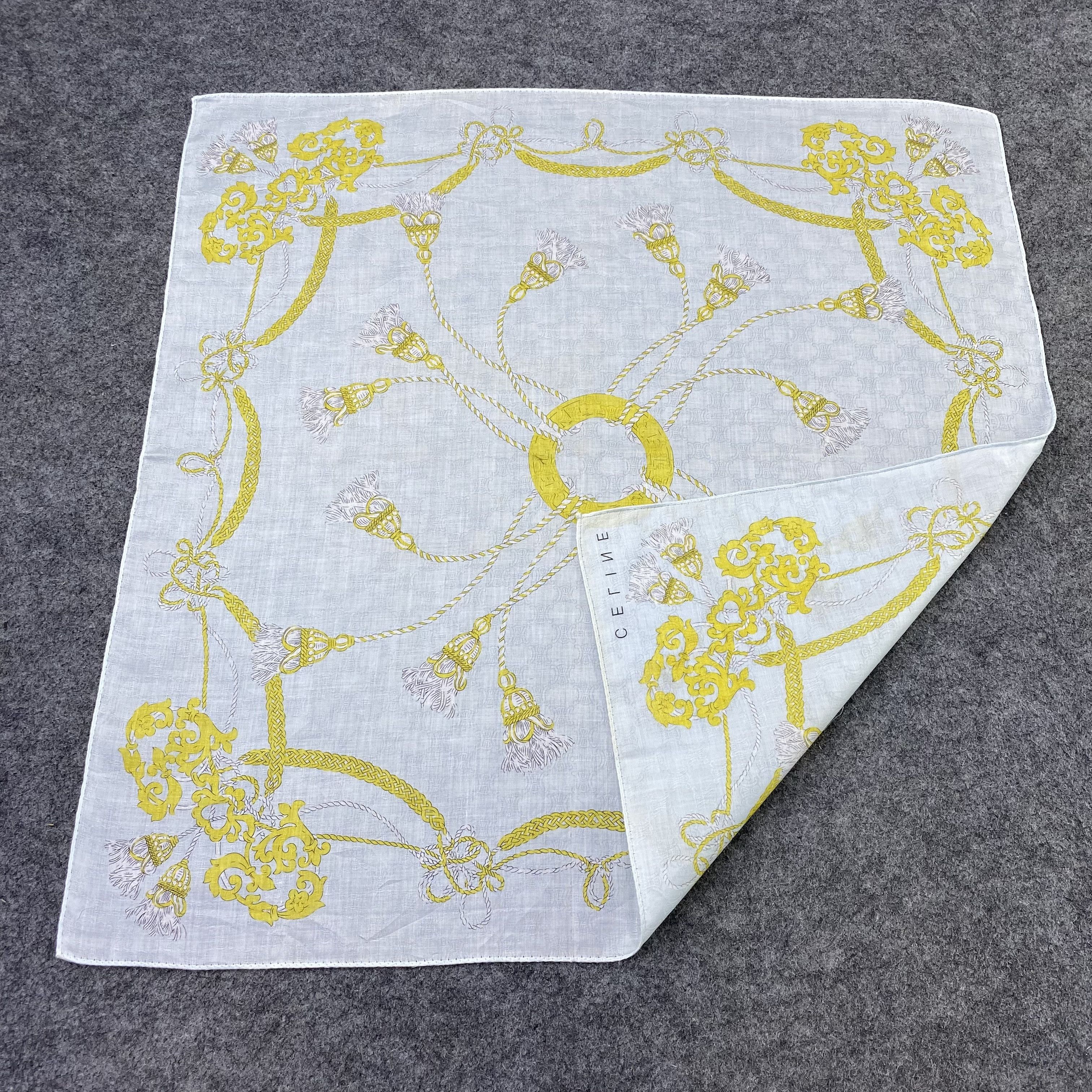Celine Celine Handkerchief Neckerchief Bandana-B1766 Size ONE SIZE - 5 Thumbnail