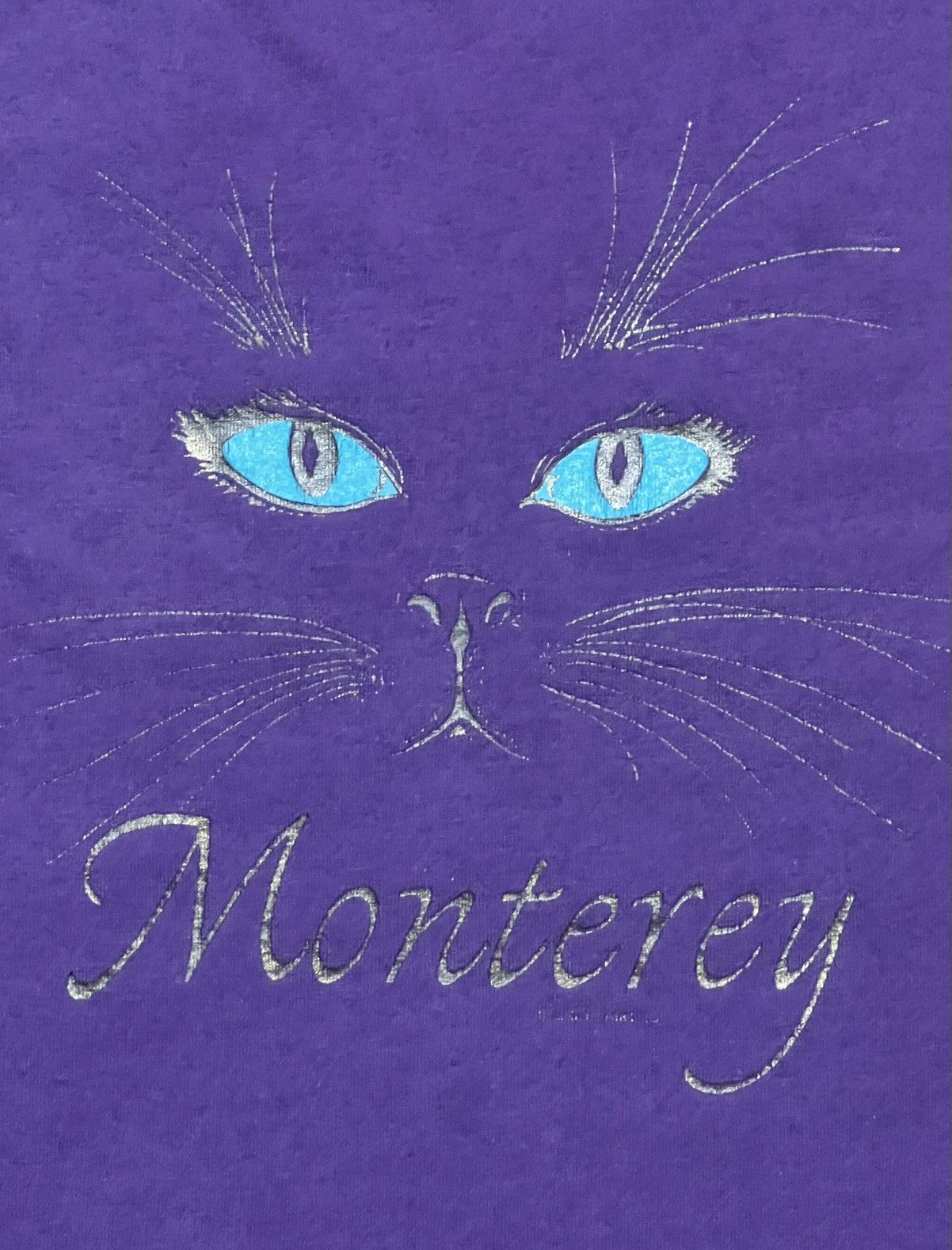 Other Vintage 1990 Monterey Cat Eyes Screen Stars USA Tee Size US L / EU 52-54 / 3 - 10 Thumbnail