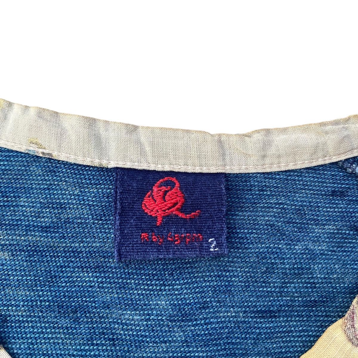 45rpm Indigo Dyed Floral Shirt Size S / US 4 / IT 40 - 5 Thumbnail