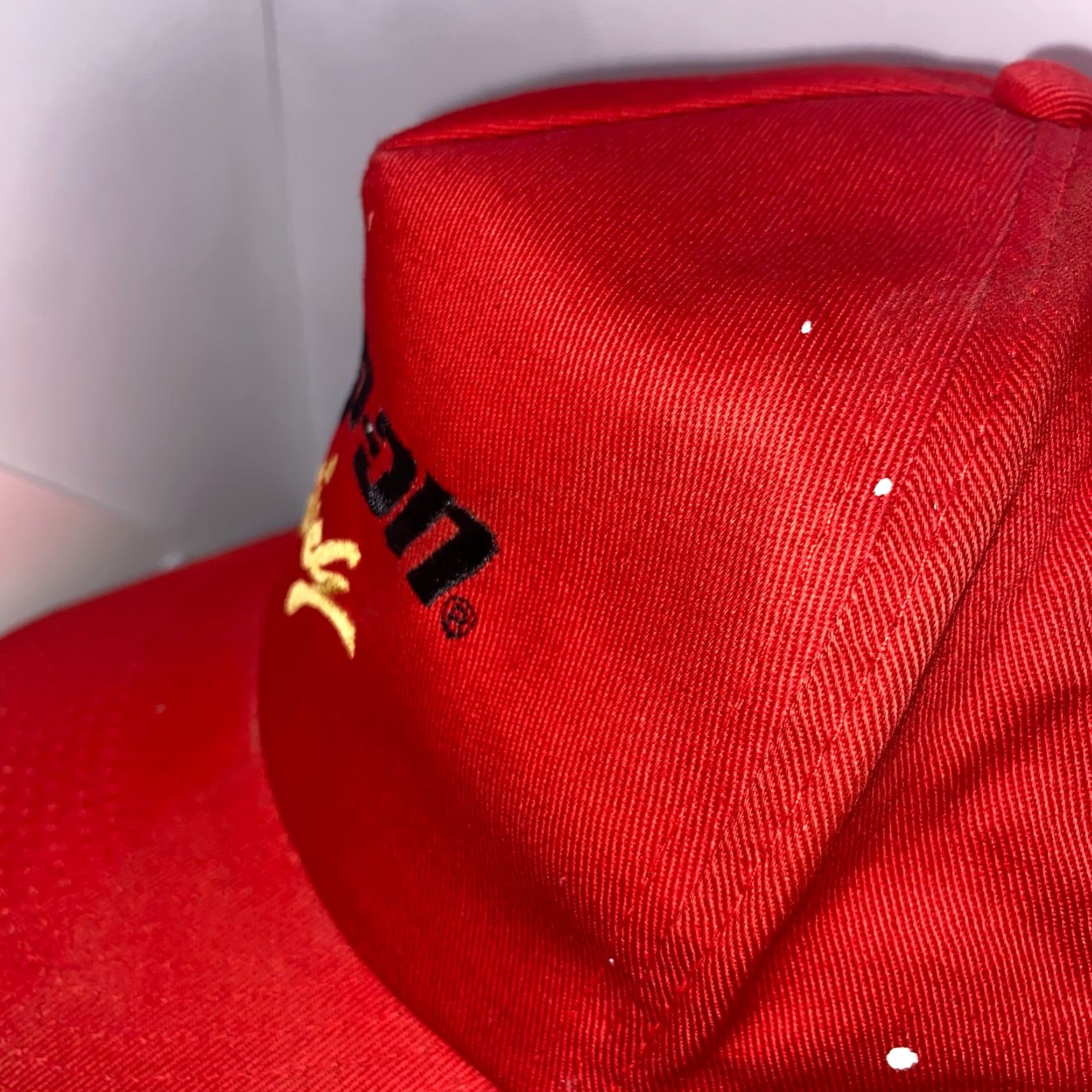 Vintage VINTAGE Snap-On Racing Snapback Hat Red Cap Child? No. Size ONE SIZE - 4 Thumbnail