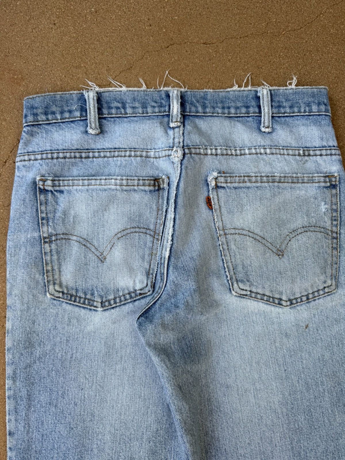 Levi's Vtg 80’s Levi’s 684 Orange Tab Bellbottom Flare Jeans 31x31 Size US 31 - 7 Thumbnail