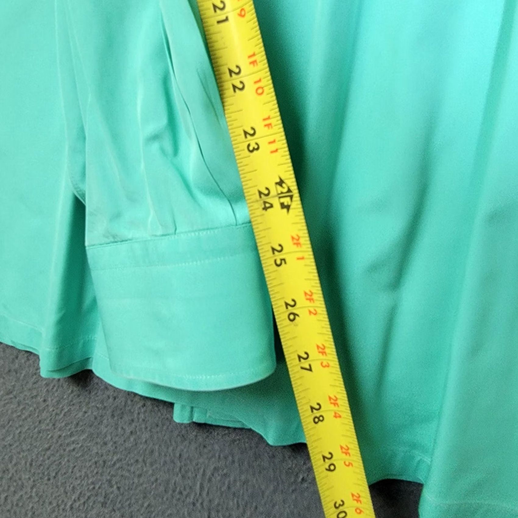 Hamilton Hamilton 1883 shirt Men’s Dress Shirt XXXL custom made Green 100% Cotton Plaids & Checks Button Collar Semi Spread Pocket Vintage No Size 48R - 7 Thumbnail