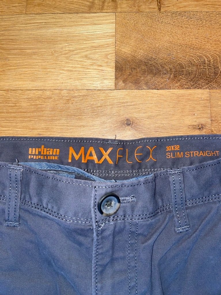 Urban Pipeline URBAN PIPELINE MEN'S FASHIONABLE CHINOS PANTS W30 L32 Size US 30 / EU 46 - 2 Thumbnail