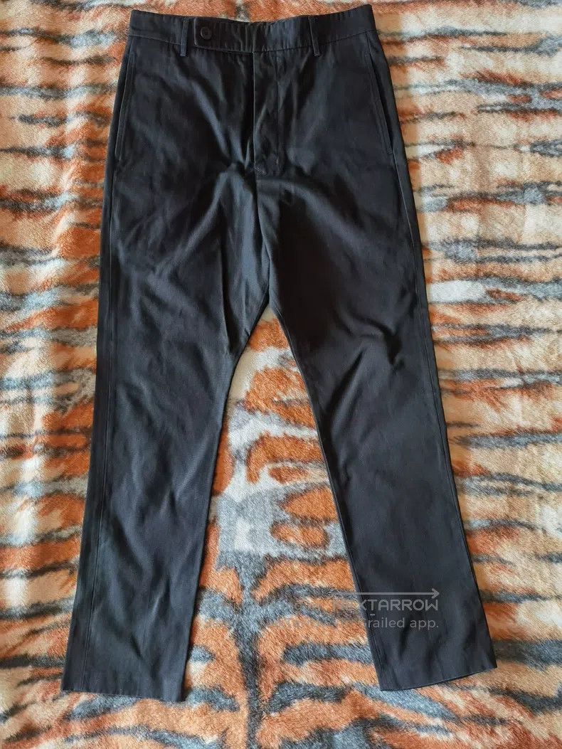 Rick Owens Rick Owens Mainline black crotch slacks pants Size US 38 / EU 54 - 1 Thumbnail