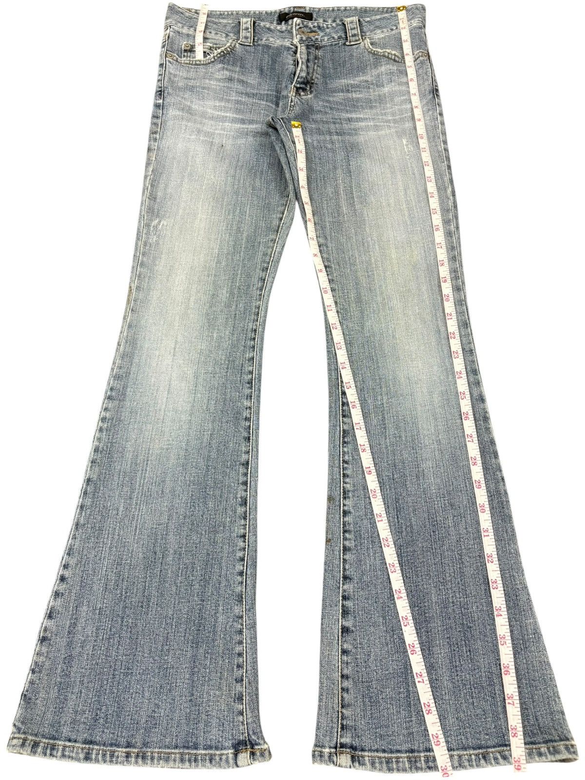 Other Vintage Japanese Oririn Faded Wash Flare Jeans Size 31" - 12 Thumbnail