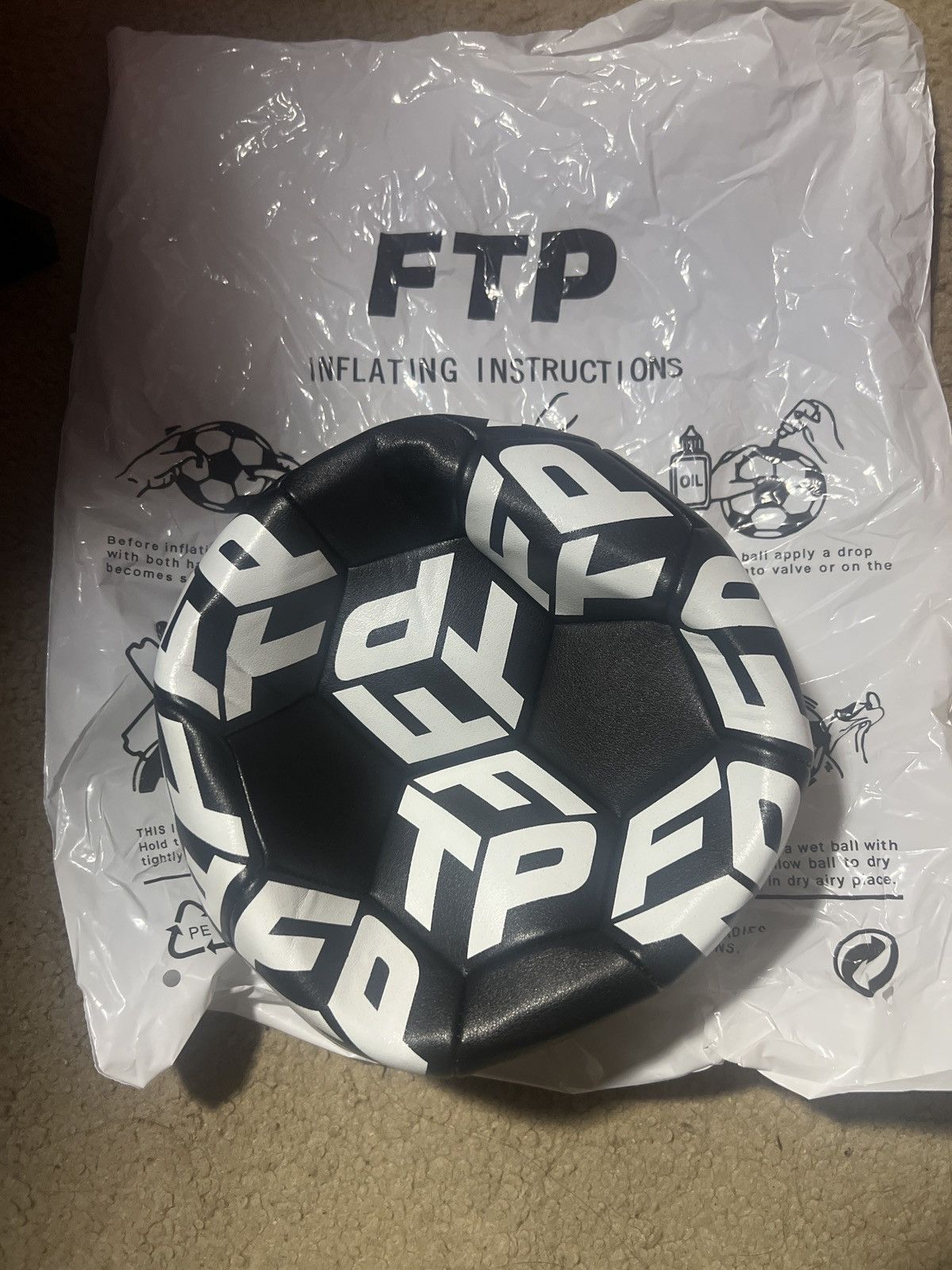 Fuck The Population FTP Soccer Ball Size ONE SIZE - 2 Thumbnail