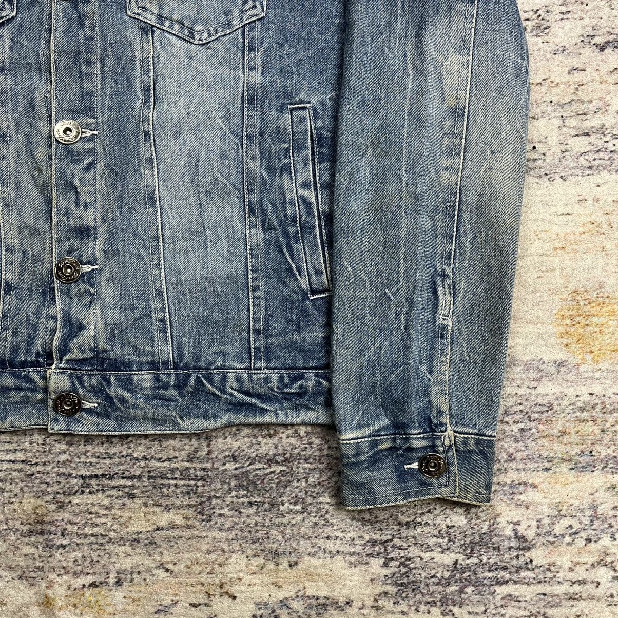 If Six Was Nine × Le Grande Bleu (L.G.B.) × Roen Rat Roen mud wash denim jacket vkei style Size US L / EU 52-54 / 3 - 6 Thumbnail