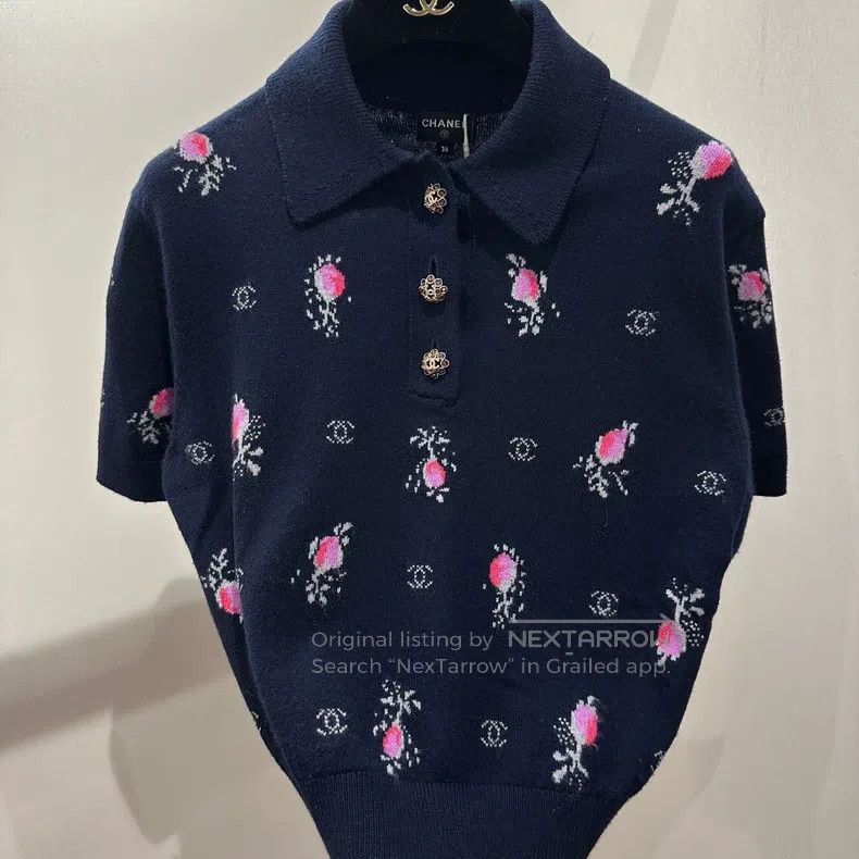 Chanel Chanel 22K full-print Logo broken flower diamond buckle Po Size XS / US 0-2 / IT 36-38 - 7 Thumbnail