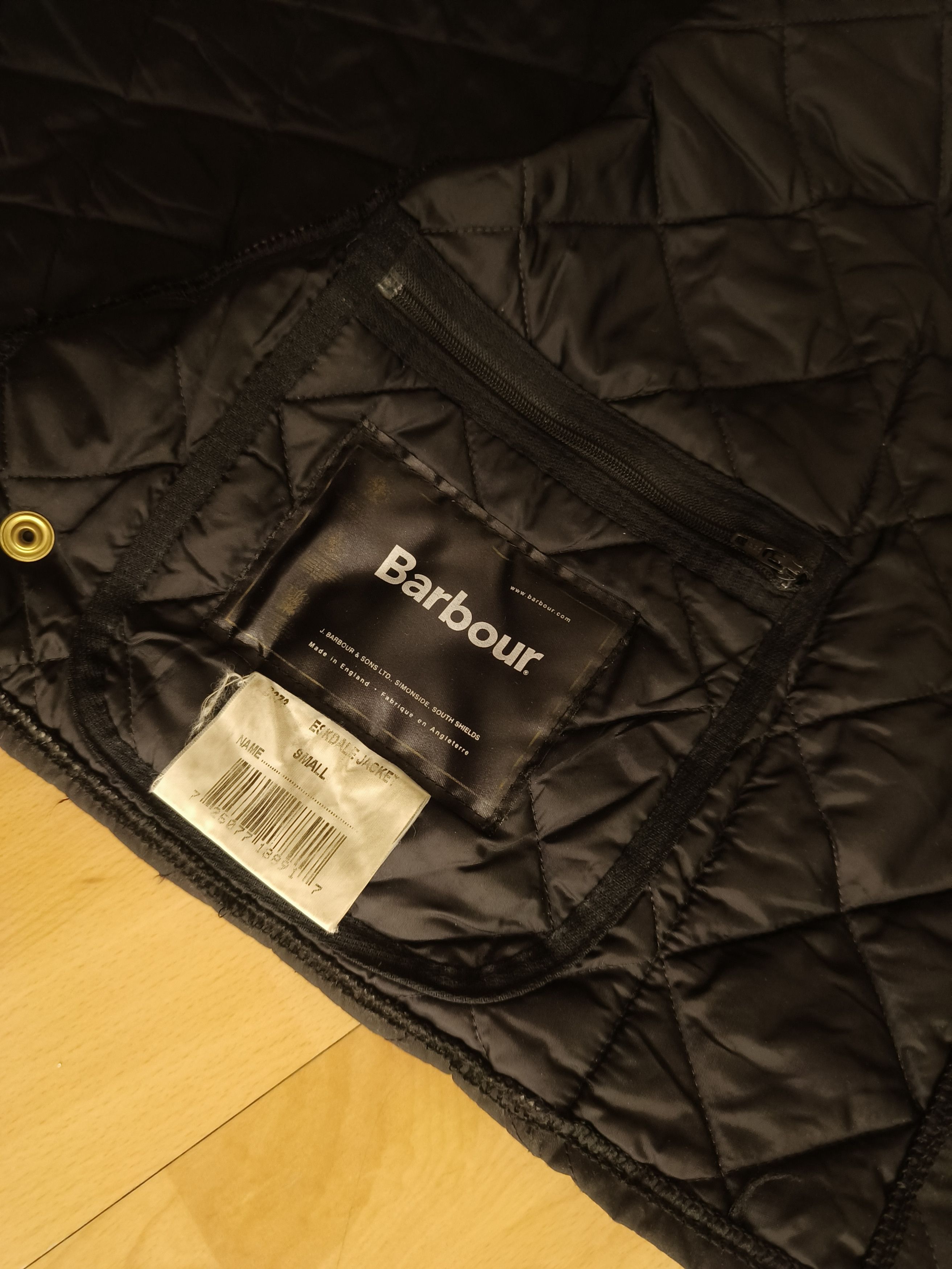 Barbour × Vintage Barbour Eskdale Jacket Dark Quilted Men's Size US S / EU 44-46 / 1 - 4 Thumbnail