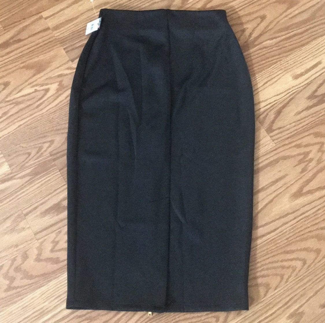 Other HOT GAL BLACK ADJUSTABLE ZIP UP BACK SLIT SKIRT SIZE S Size 23" - 5 Thumbnail