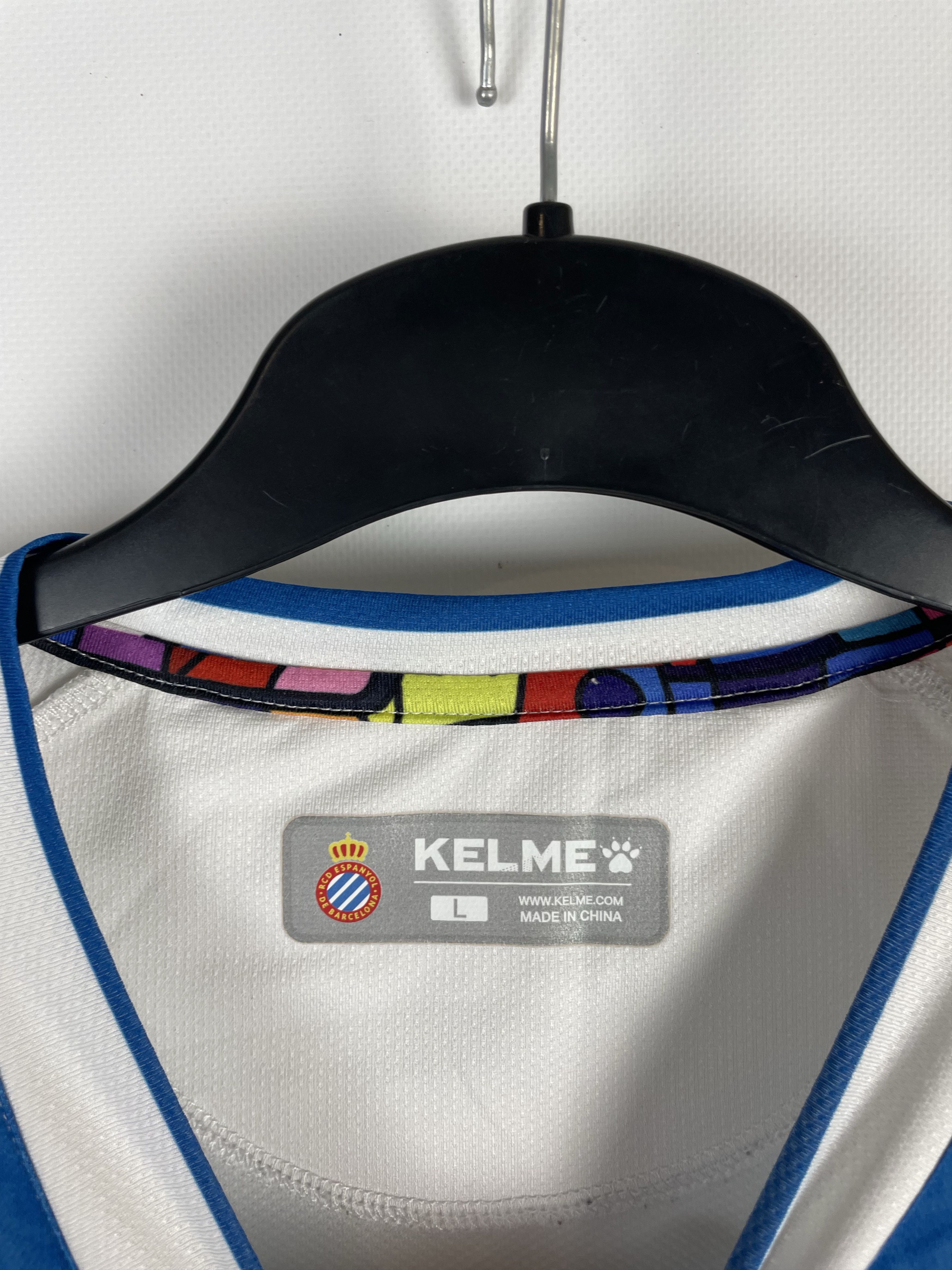 Vintage Kelme Espanyol Jersey Long Sleeve Home Size US L / EU 52-54 / 3 - 6 Thumbnail
