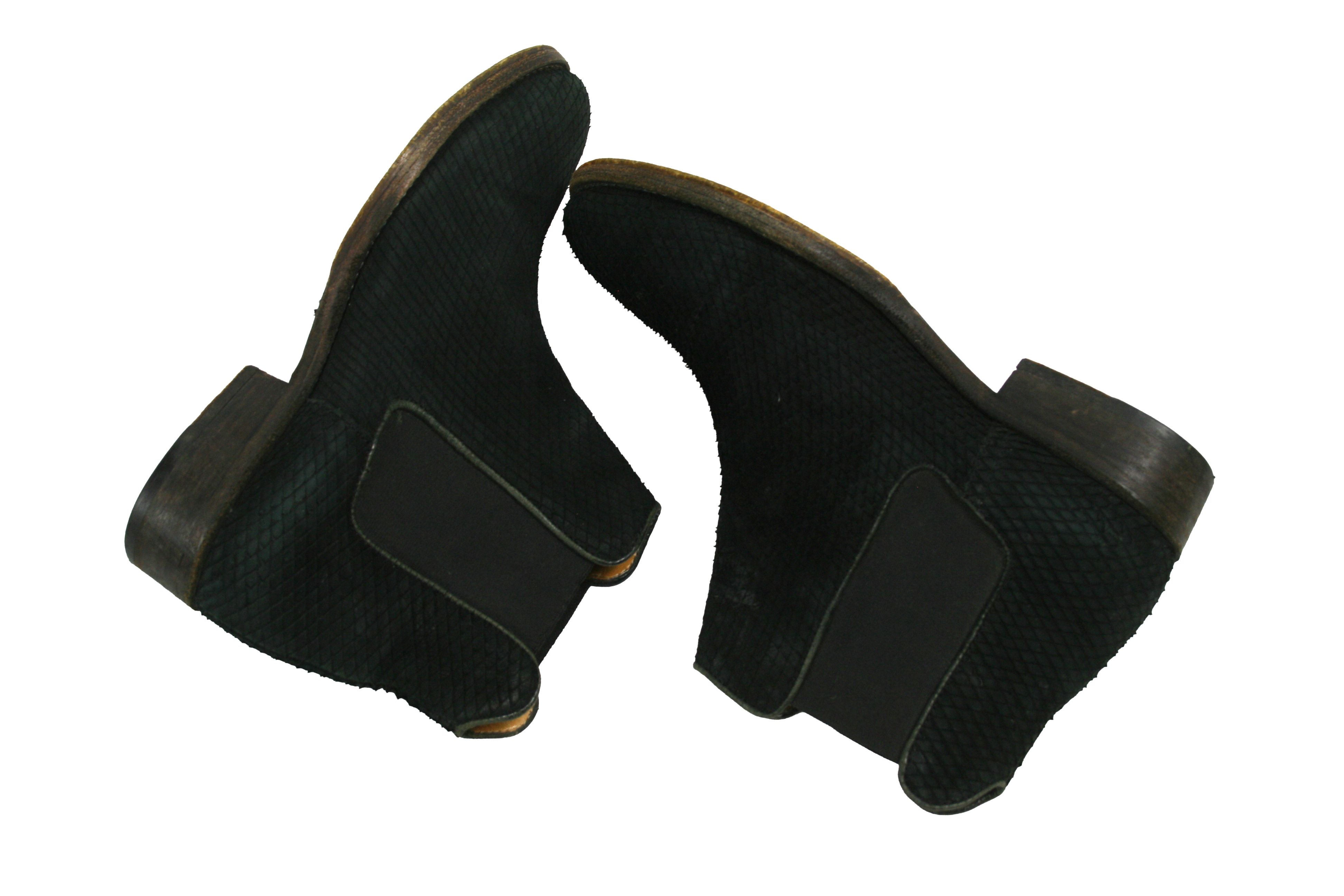 The Last Conspiracy "Fish Scales" Avant Garde Ankle Boots Size US 8 / IT 38 - 9 Thumbnail