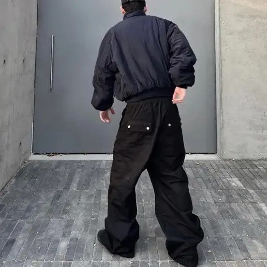 Japanese Brand × Vintage Streetwear Drawstring Cargo Trousers Pants y2k style Size US 32 / EU 48 - 3 Thumbnail