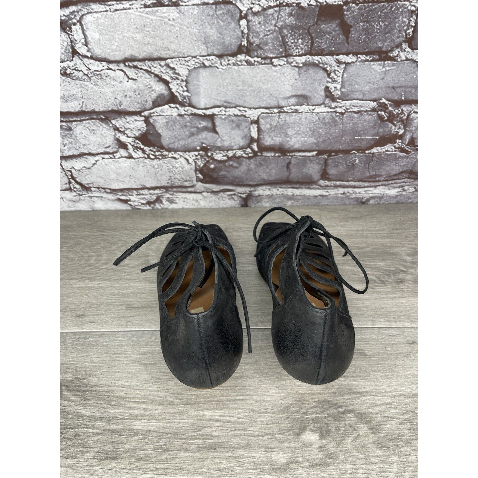 Other Paul Green Munchen Black Leather Caged Lace Up Heel Sandals Size US 6.5 / IT 36.5 - 5 Thumbnail