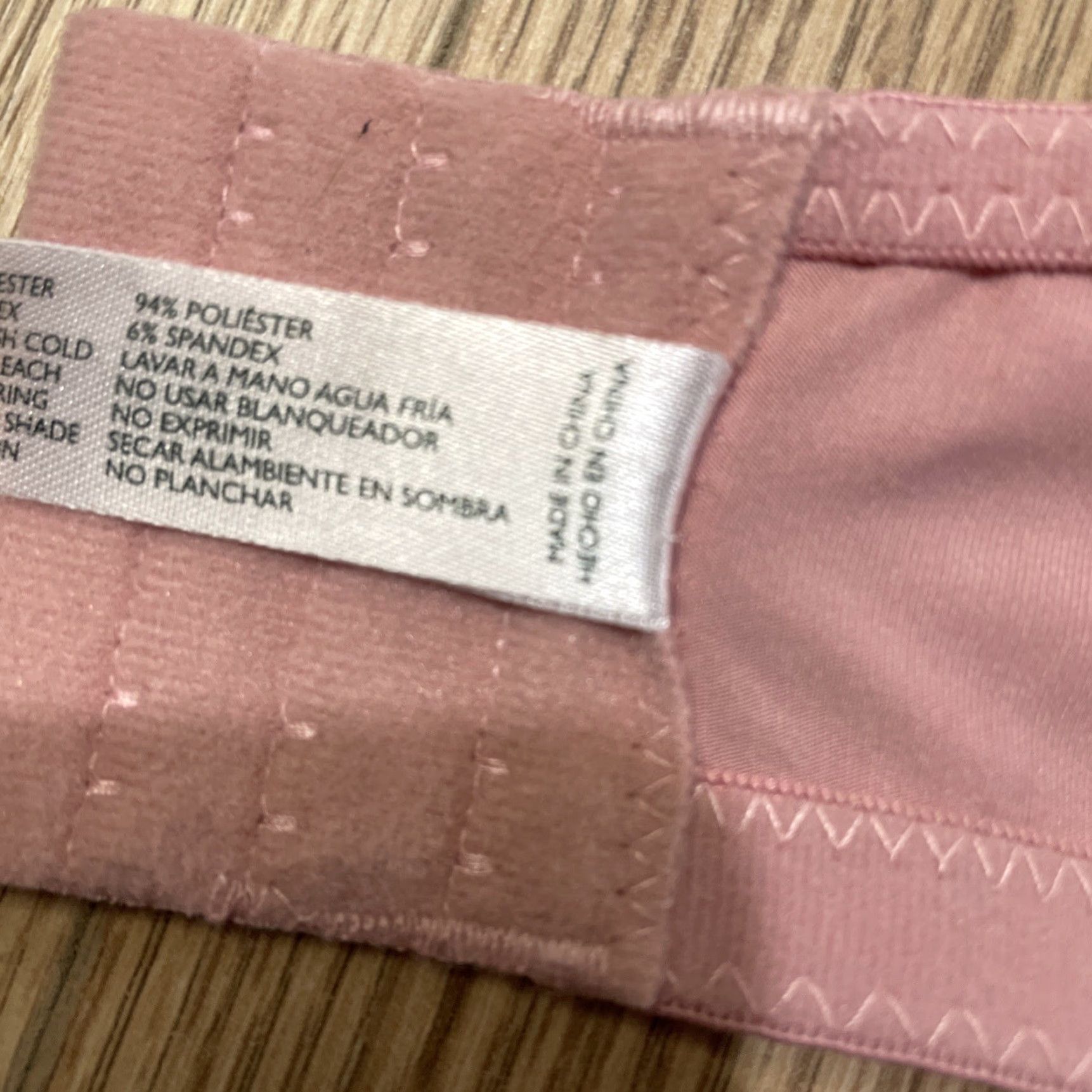 Laura Ashley VINTAGE Laura Ashley Women's Bra 38DD Push Up Pink Underwire Lingerie Size ONE SIZE - 3 Thumbnail