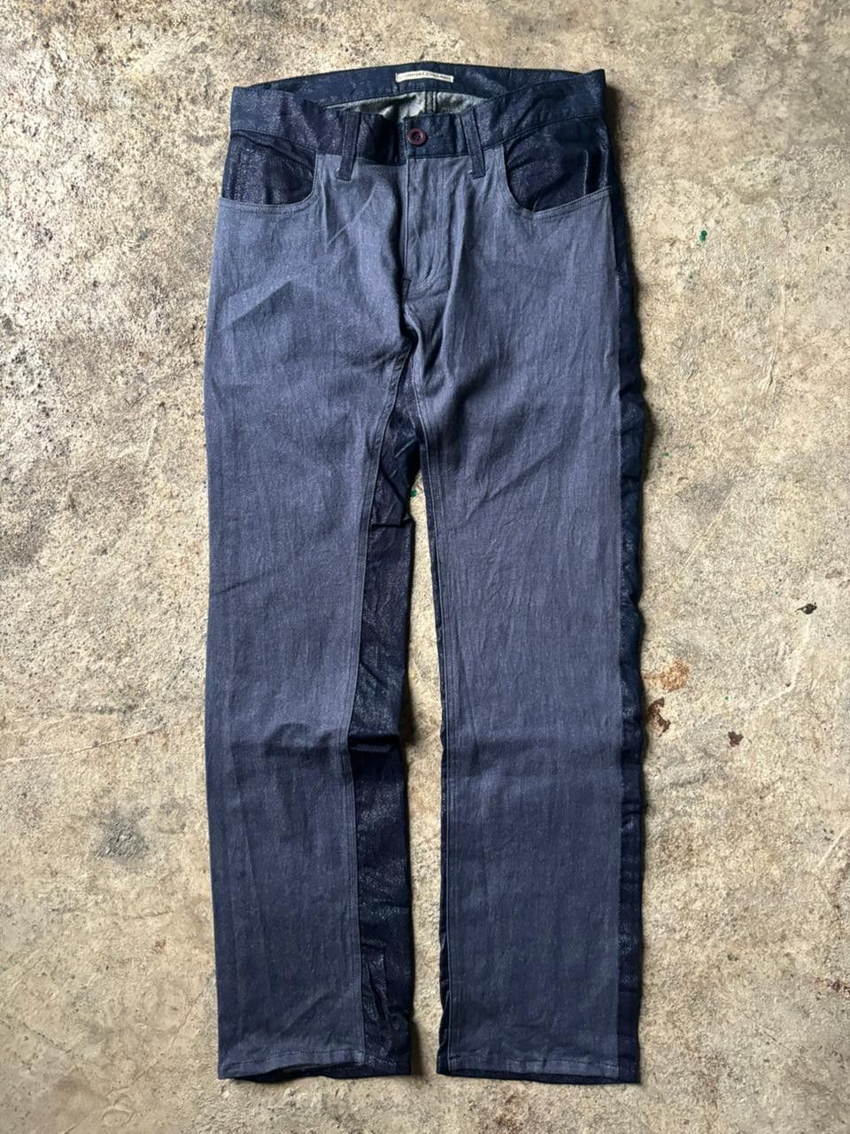 If Six Was Nine 2000s Issey Miyake Tsumori Chisato Glitter Dual Tone Pants Size US 28 / EU 44 - 1 Thumbnail