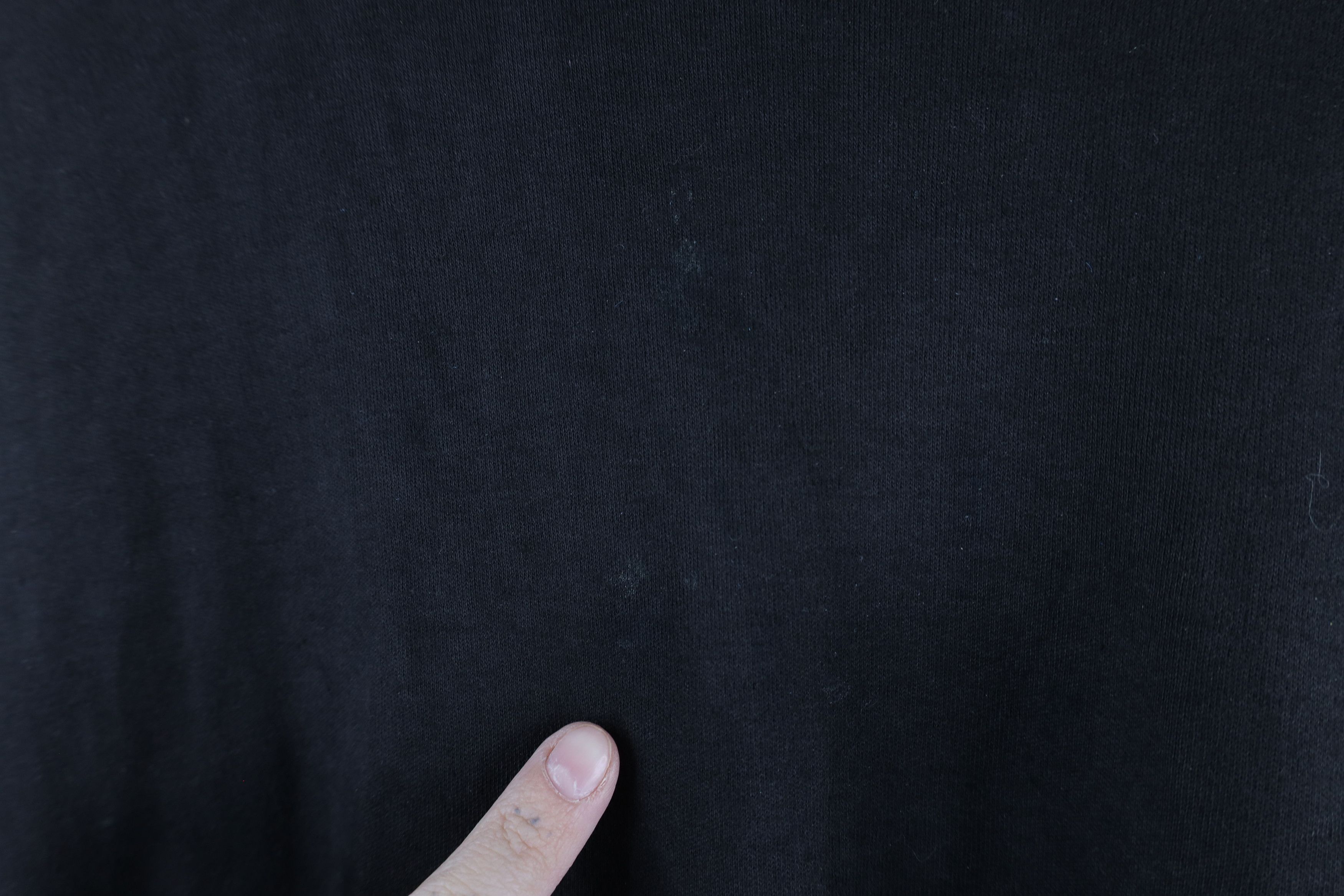 Vintage Vintage 90s Streetwear Blank Cotton Turtleneck T-Shirt Black Size US L / EU 52-54 / 3 - 4 Thumbnail