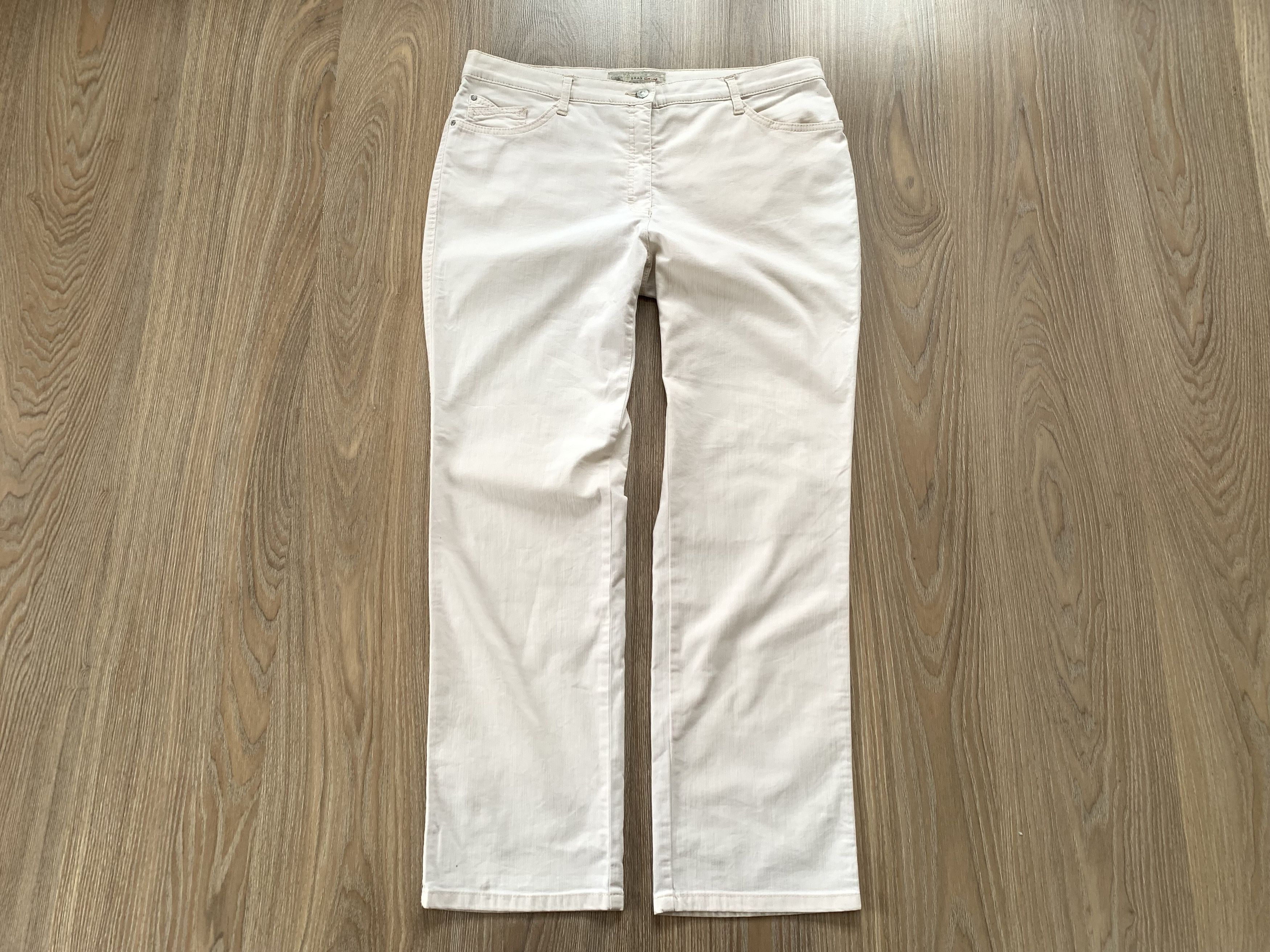 BRAX Women's Brax White Slim Jeans Size 32" / US 10 / IT 46 - 2 Thumbnail