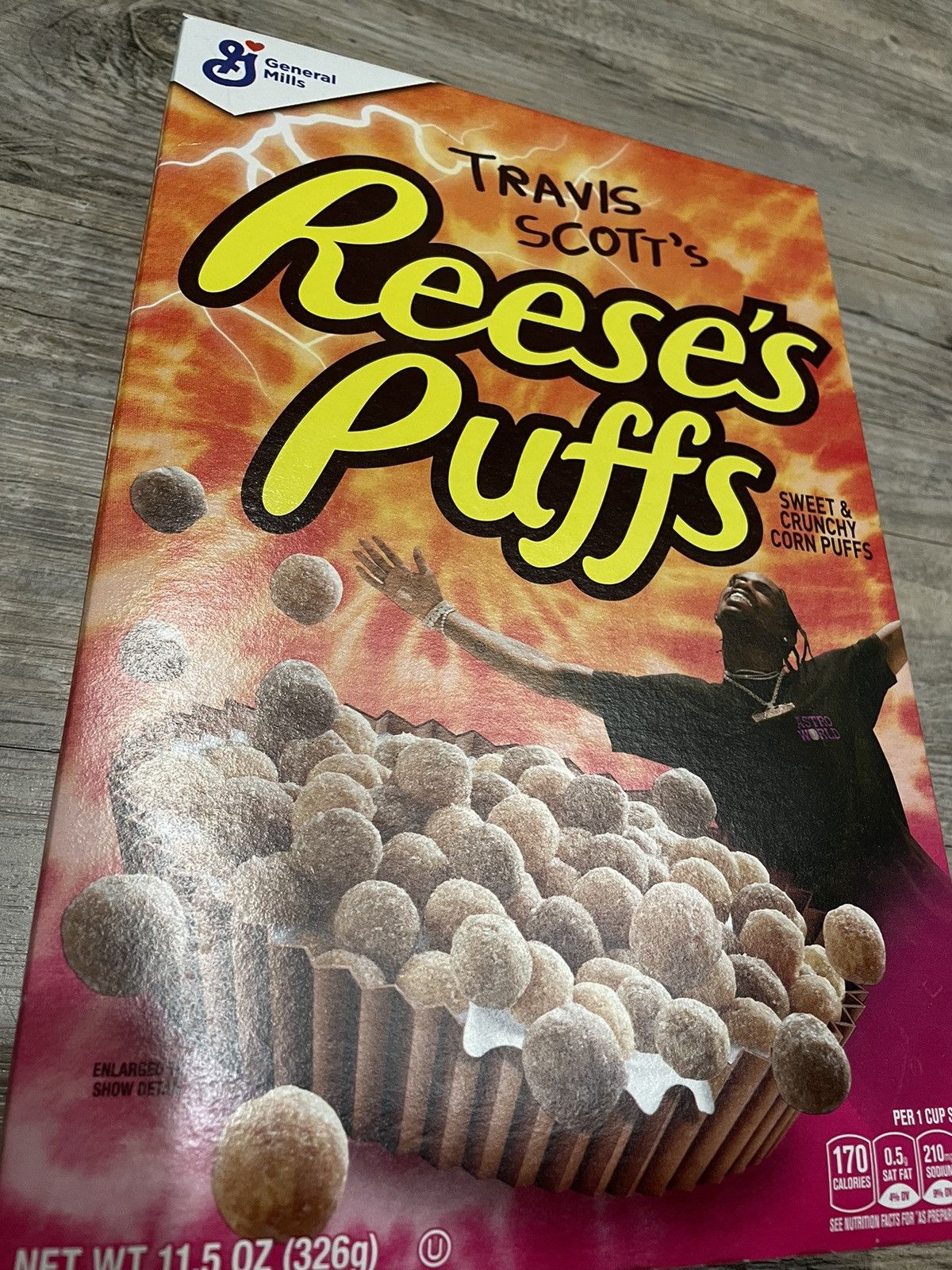 Travis Scott Travis Scott Reeces Puffs Cereal Box | Grailed