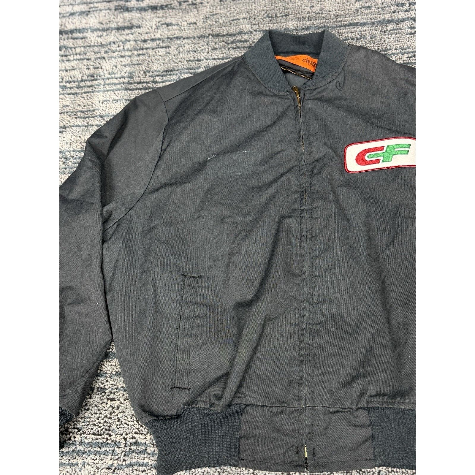 Cintas Bomber Jacket Men's Size XL Color Black Full Zip Size US XL / EU 56 / 4 - 2 Thumbnail