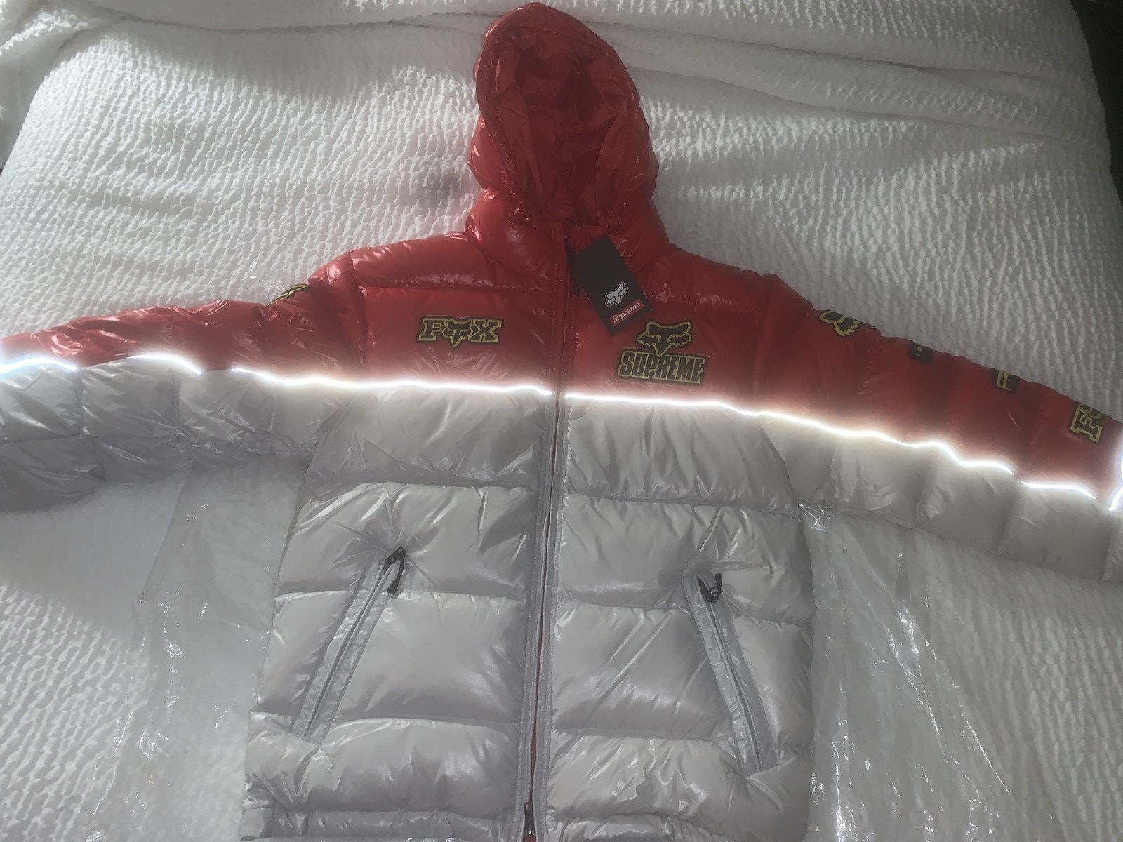 Fox Racing × Supreme Supreme x Fox Racing Down Puffer Jacket - White (Small) Size US S / EU 44-46 / 1 - 12 Thumbnail