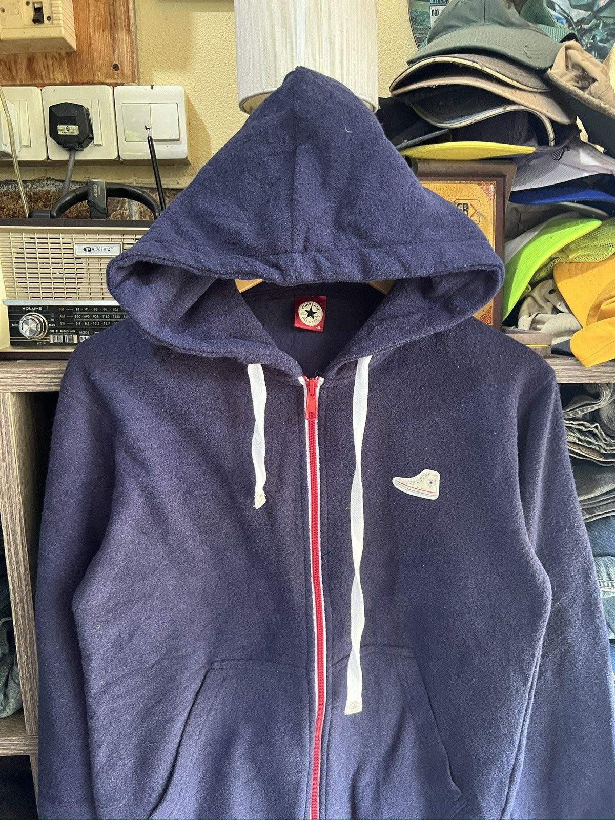 Converse 🔥Converse Small Logo Zipper Hoodie Size US S / EU 44-46 / 1 - 4 Thumbnail