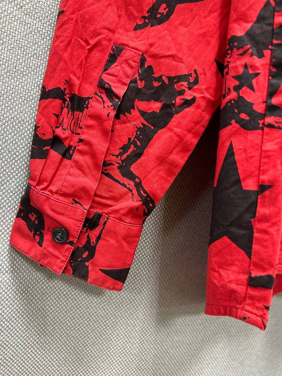Designer × W&LT W&lt W Lt Walter Van Beirendonck Red Printed Shirt Size US M / EU 48-50 / 2 - 8 Thumbnail
