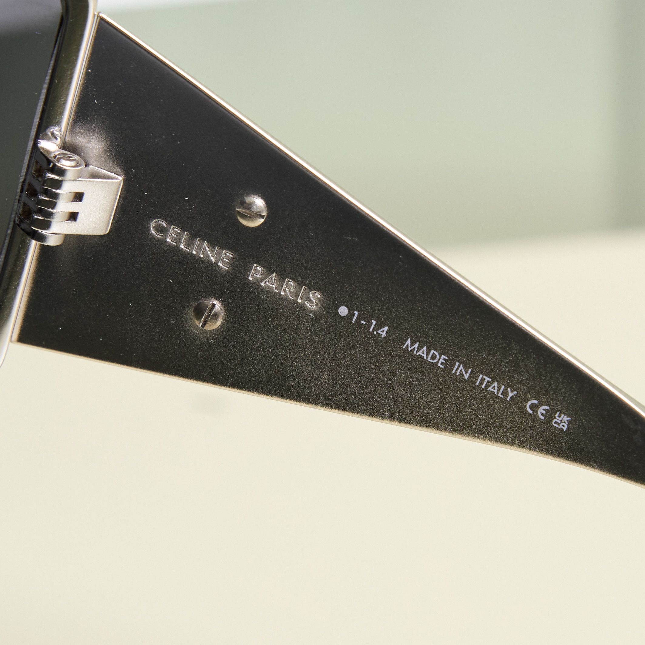 Celine CELINE Triomphe Metal Sunglasses Size ONE SIZE - 4 Thumbnail