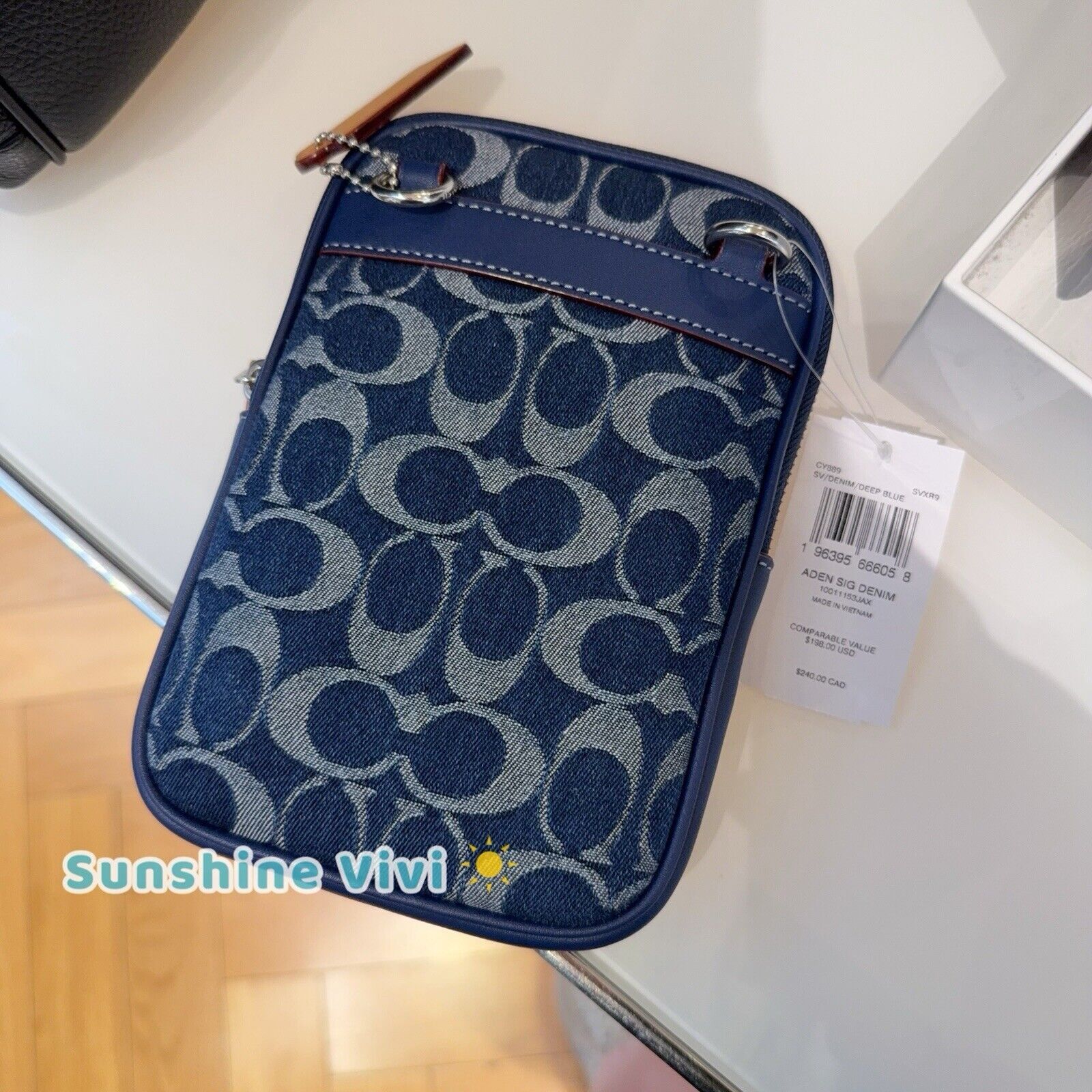 Coach Stanton Crossbody Bag In Signature Denim CAJ44 | Grailed