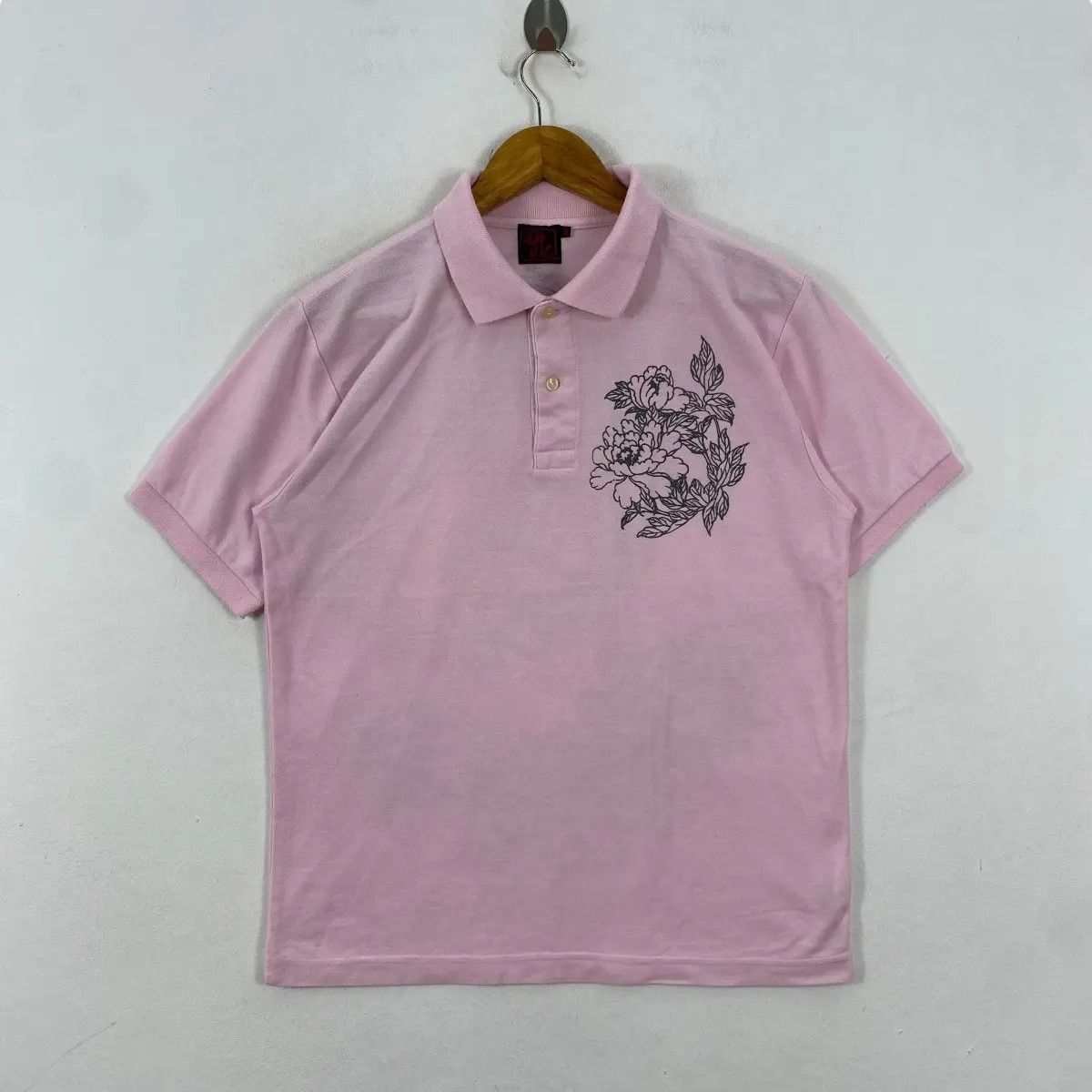 Japanese Brand Vintage JAPANESE TRADITIONAL PEACOCK Sukajan Polo Shirt Size US M / EU 48-50 / 2 - 3 Thumbnail