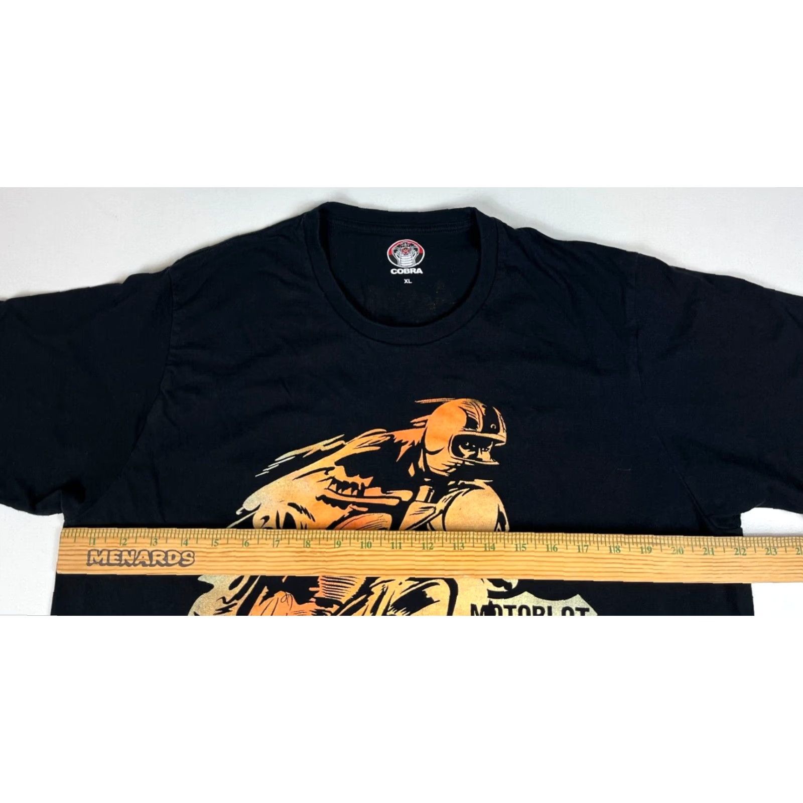 Speedo VINTAGE Cobra Motoblot Speed Club T-Shirt XL Adult Black Cotton Crew Neck Short Sleeve Double-Sided Men’s T-Shirt Mens Size US XL / EU 56 / 4 - 7 Thumbnail