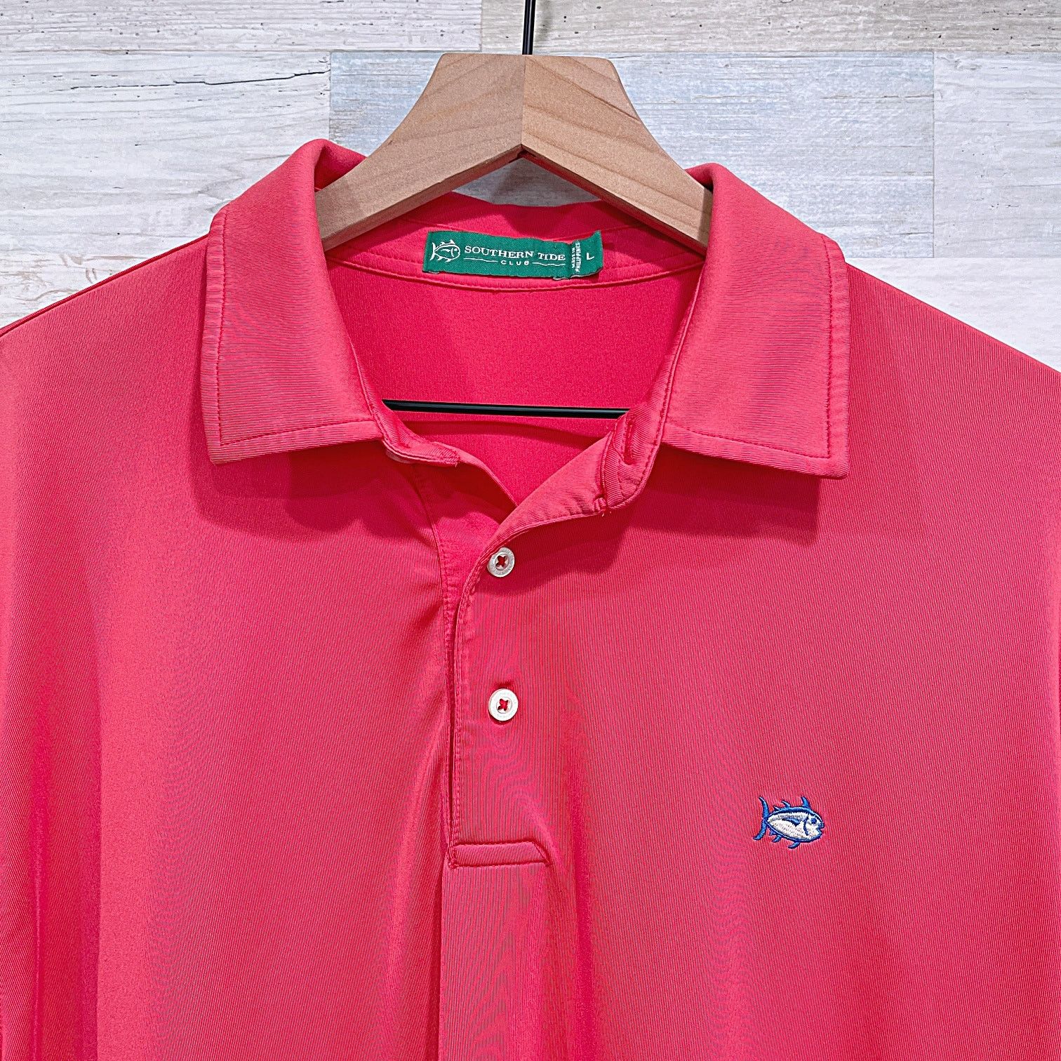 RLX Ralph Lauren Southern Tide Bald Head Island Club Golf Polo Shirt Pink L Size US L / EU 52-54 / 3 - 2 Thumbnail
