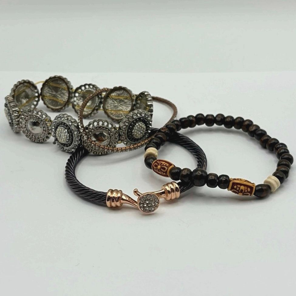 Other Brown & Silver Crystal Bracelet Bundle Size ONE SIZE - 3 Thumbnail