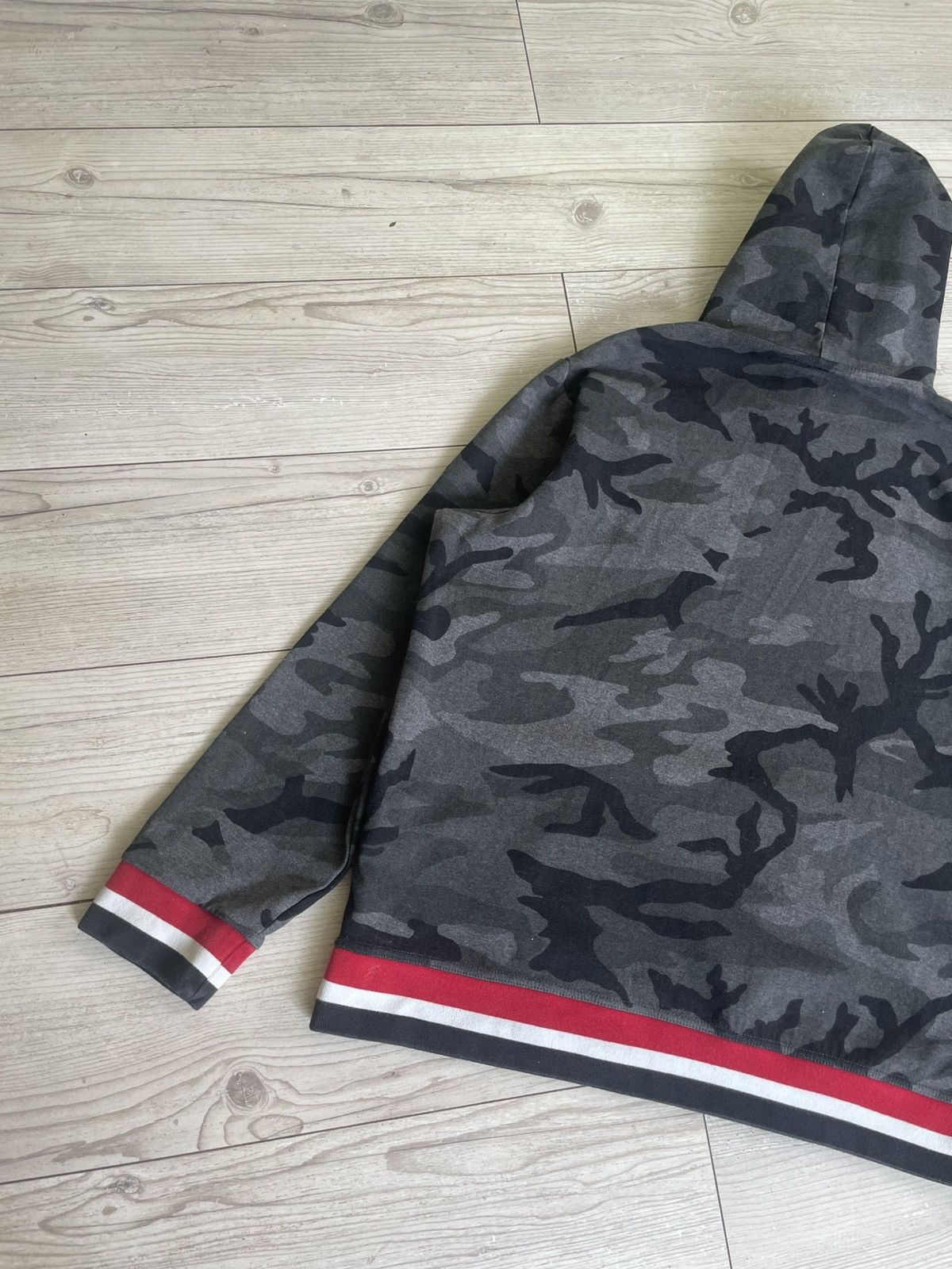 Vintage Polo Ralph Lauren P Wing Camo Hoodie Size US XXL / EU 58 / 5 - 12 Thumbnail
