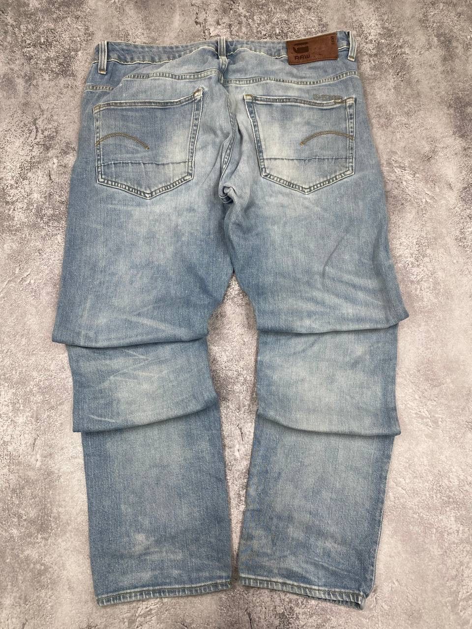 G-Star G-Star Raw Men Cotton Jeans 3301 Blue Classic Light Wash Size US 31 - 1 Thumbnail