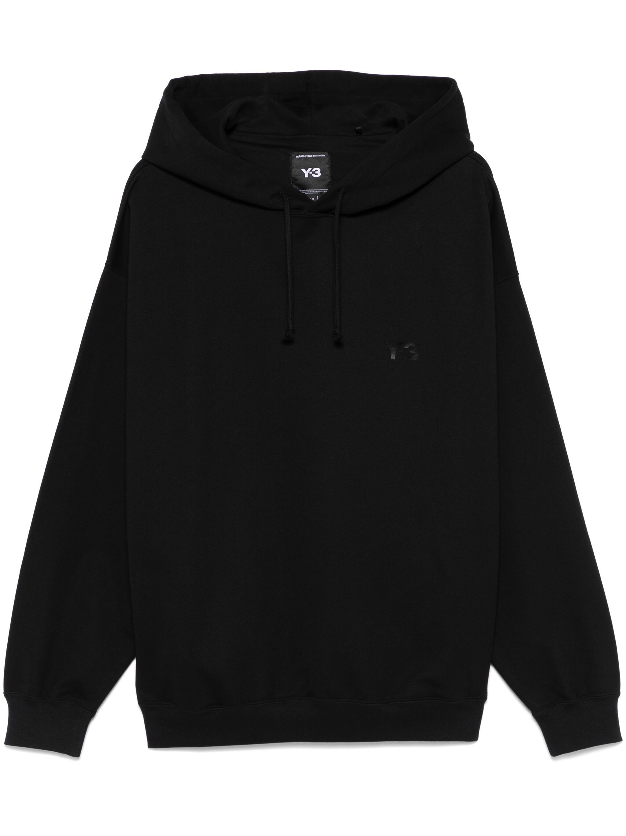 Y-3 o1s22i1n0125 Cotton Hoodie in Black Size US M / EU 48-50 / 2 - 1 Thumbnail