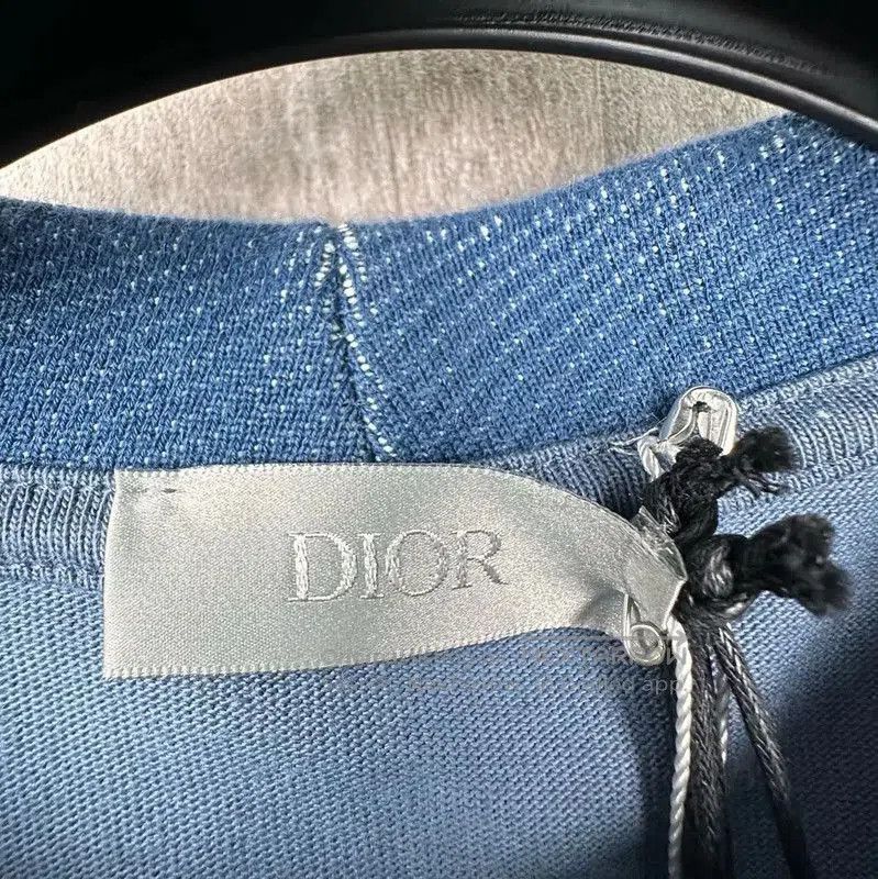 Dior Dior Peacock Blue Cotton T-Shirt for Men . Size US M / EU 48-50 / 2 - 4 Thumbnail
