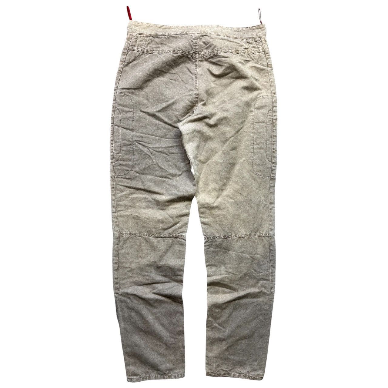 Prada Prada sport 2000s padded biker style trousers beige Size US 31 - 4 Thumbnail