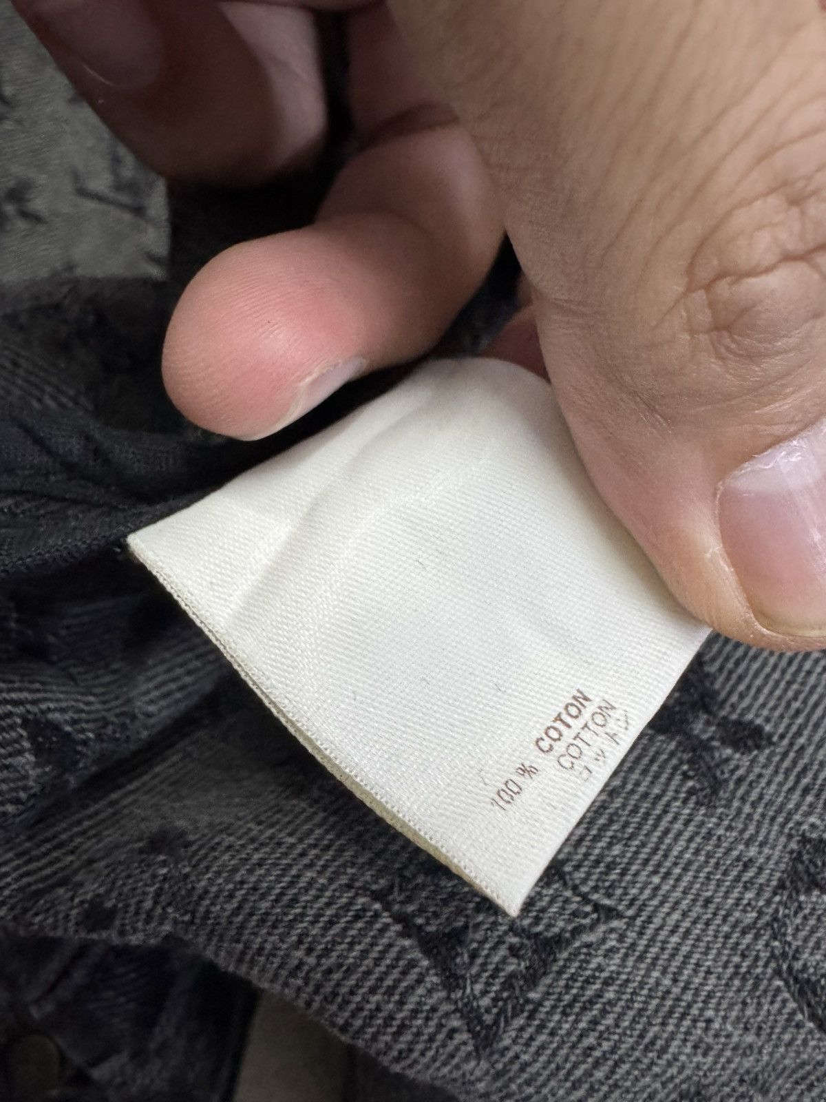 Louis Vuitton VINTAGE 2007 LOUIS VUITTON MONOGRAM JACQUARD DENIM JACKET Size XS / US 0-2 / IT 36-38 - 9 Thumbnail