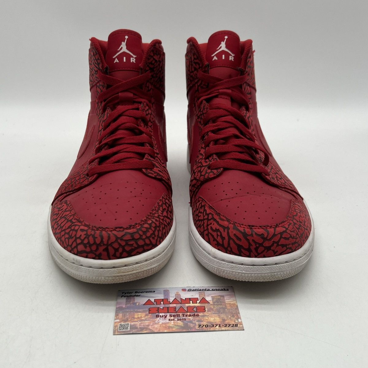 Nike Air Jordan 1 High red elephant Size US 14 / EU 47 - 2 Thumbnail