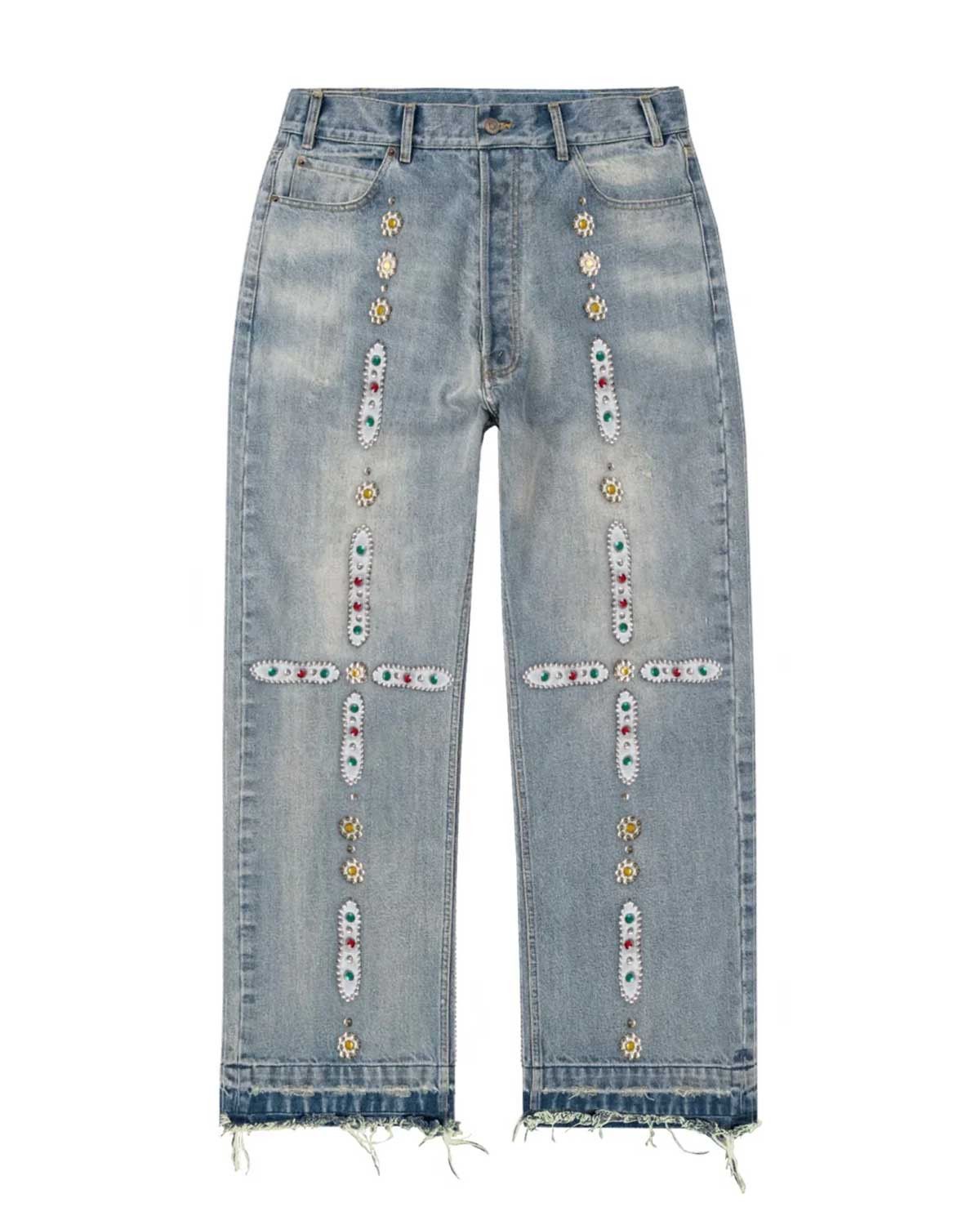 Bravest Studios Sapphire Denim Pants Blue Size US 30 / EU 46 - 1 Preview