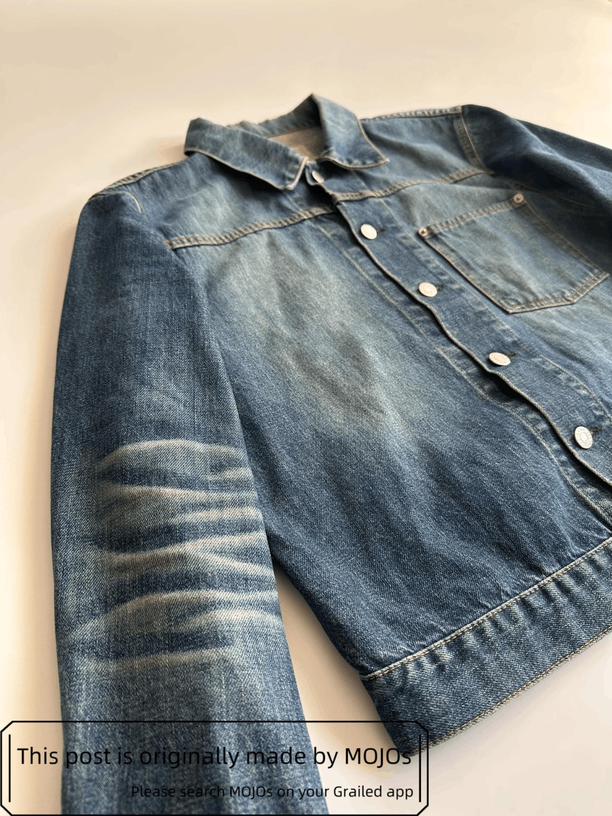 Helmut Lang Sz 48 Helmut Lang 3RD One Pocket Denim Jacket mojos1622 Size US M / EU 48-50 / 2 - 2 Thumbnail