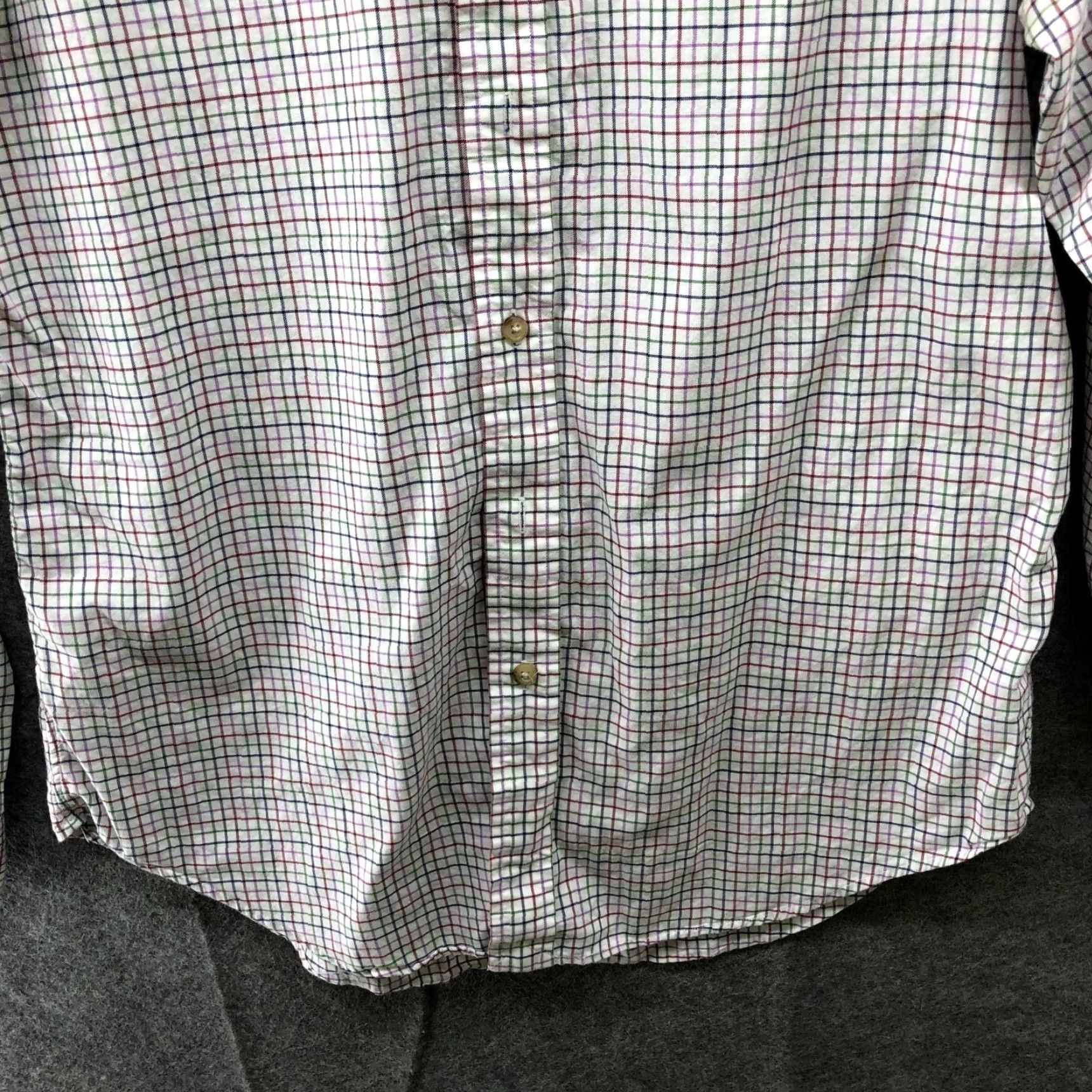 Ralph Lauren Ralph Lauren Button-Down Shirt Mens M Multicolor Grid Plaid Long Sleeve Cotton Size US M / EU 48-50 / 2 - 4 Thumbnail
