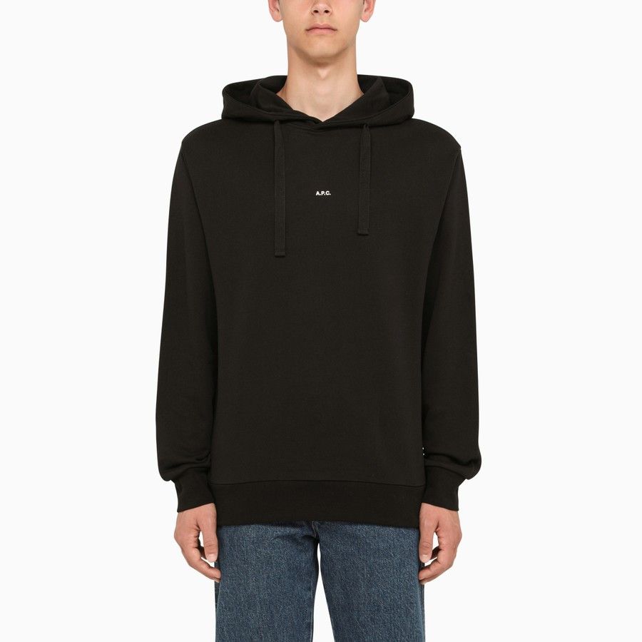 image of A P C O1D2Blof0124 Hoodie In Black, Men's (Size Small)