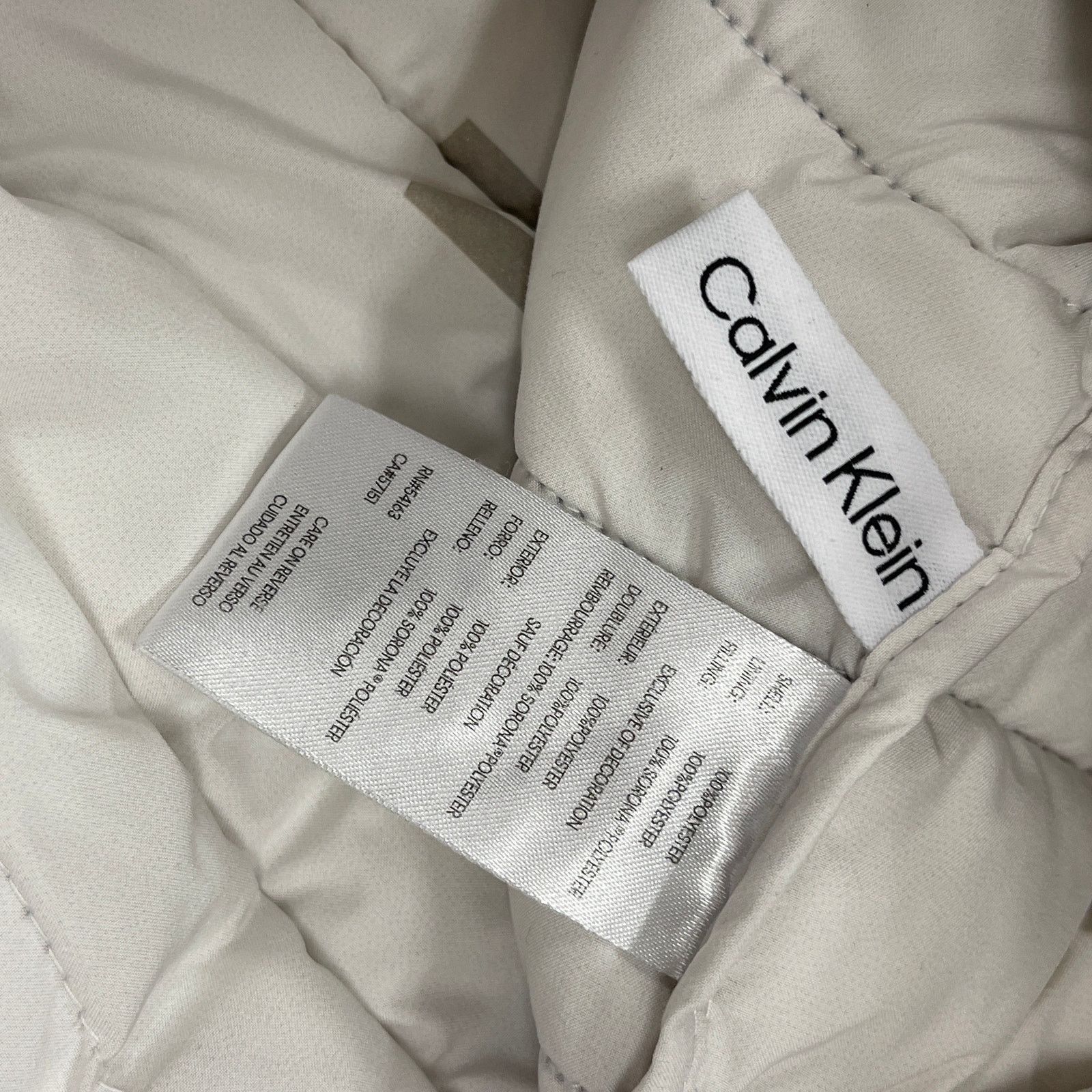 Calvin Klein Calvin Klein Packable Puffer Quilted Zip Up Jacket White Size US S / EU 44-46 / 1 - 6 Thumbnail