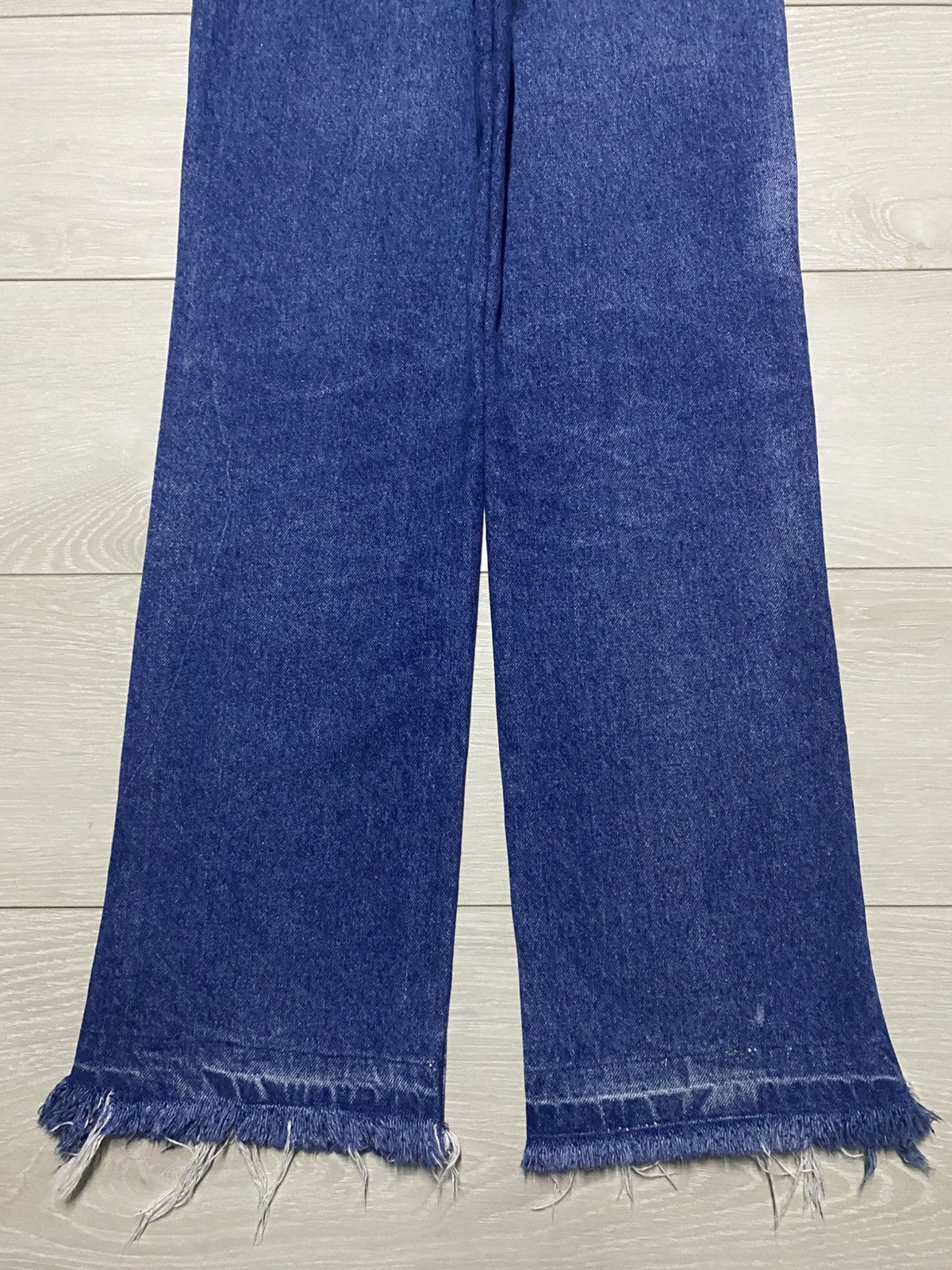 Lee Vintage lee 1889 Blue Wash Frayer Loose Jeans Size US 28 / EU 44 - 6 Thumbnail
