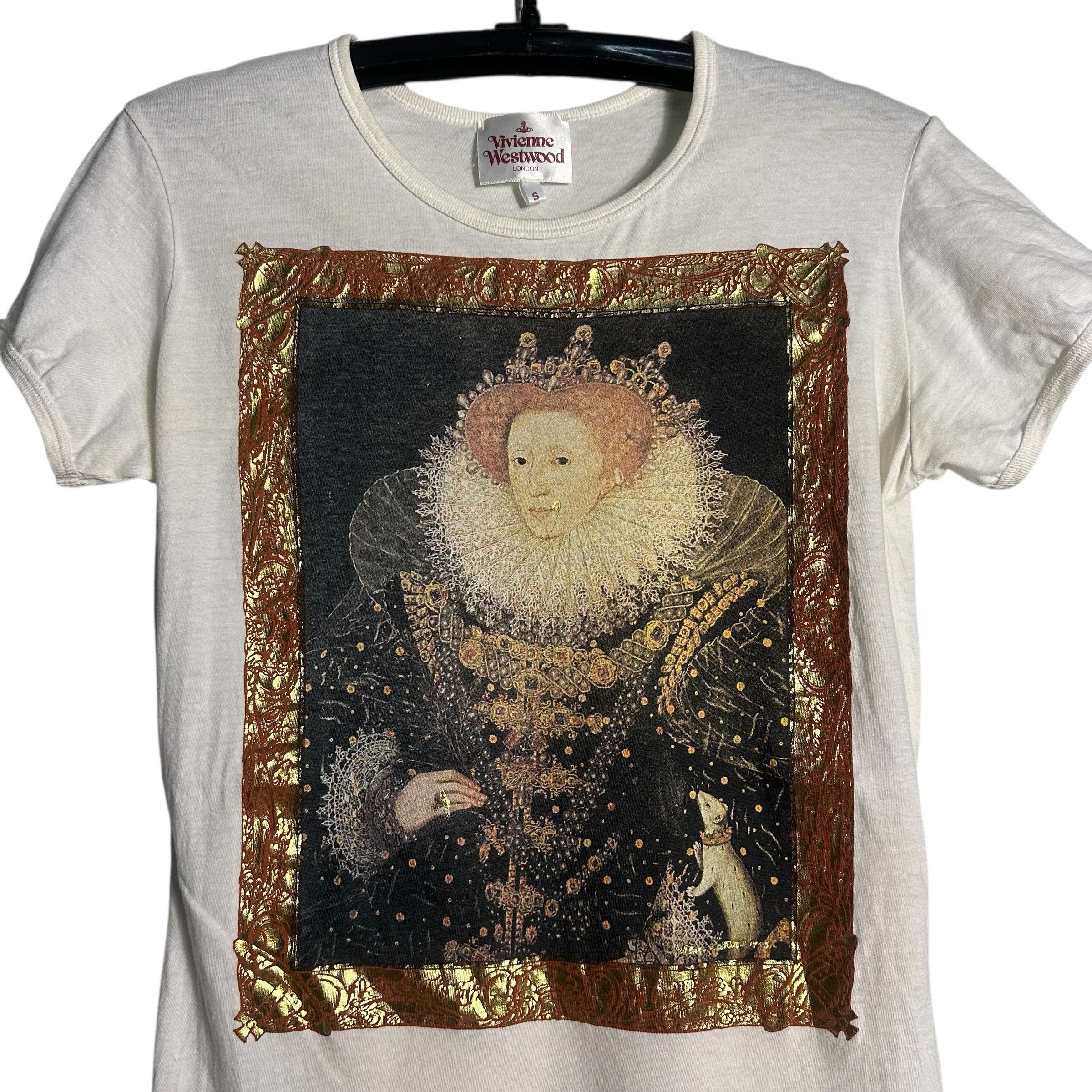 Vivienne Westwood 🔥RARE🔥Vivienne Westwood Queen Elizabeth T-shirt Size S / US 4 / IT 40 - 2 Thumbnail