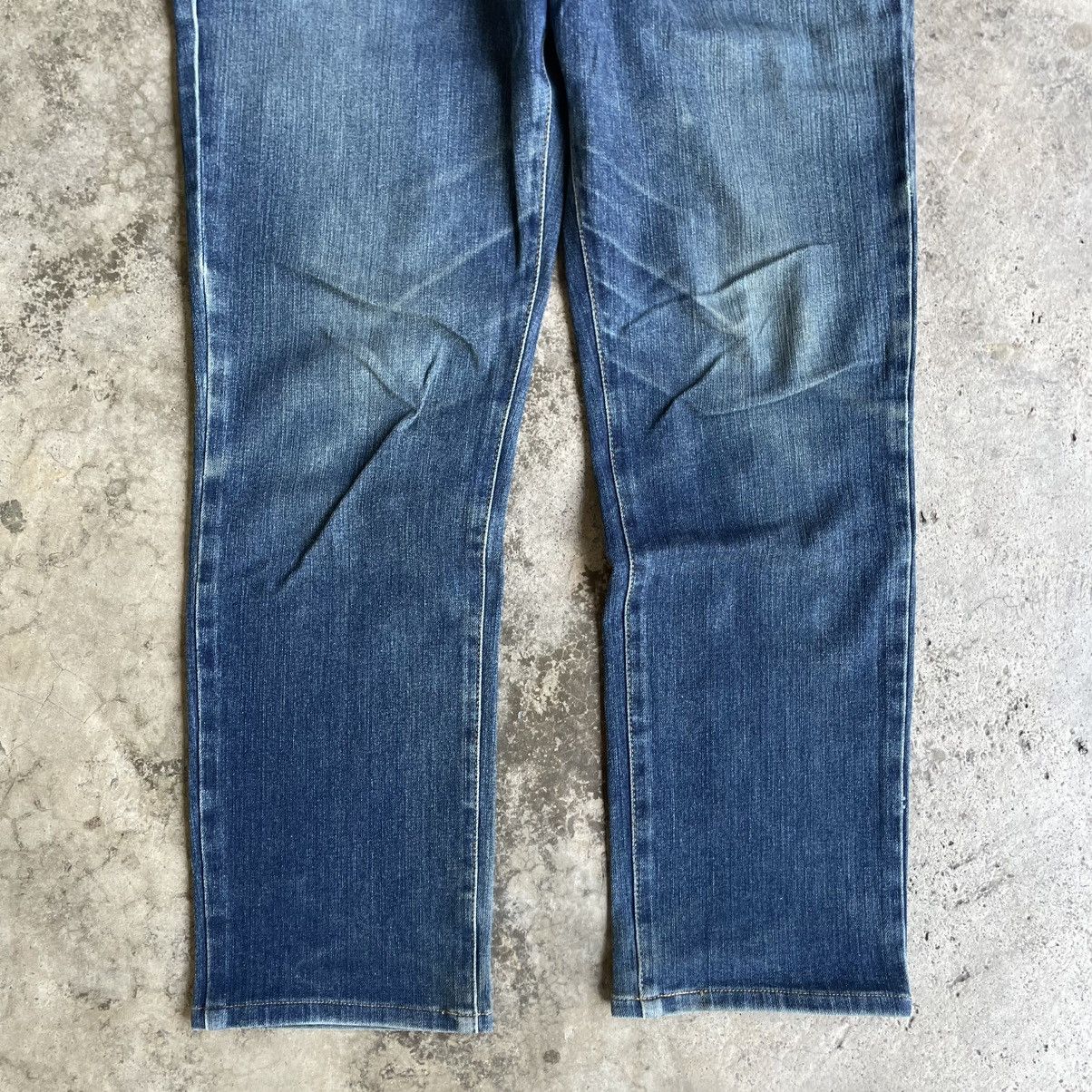 Edwin 🔥Vintage Edwin 503 Stoned Washed Distress Denim Jeans Size US 34 / EU 50 - 3 Thumbnail