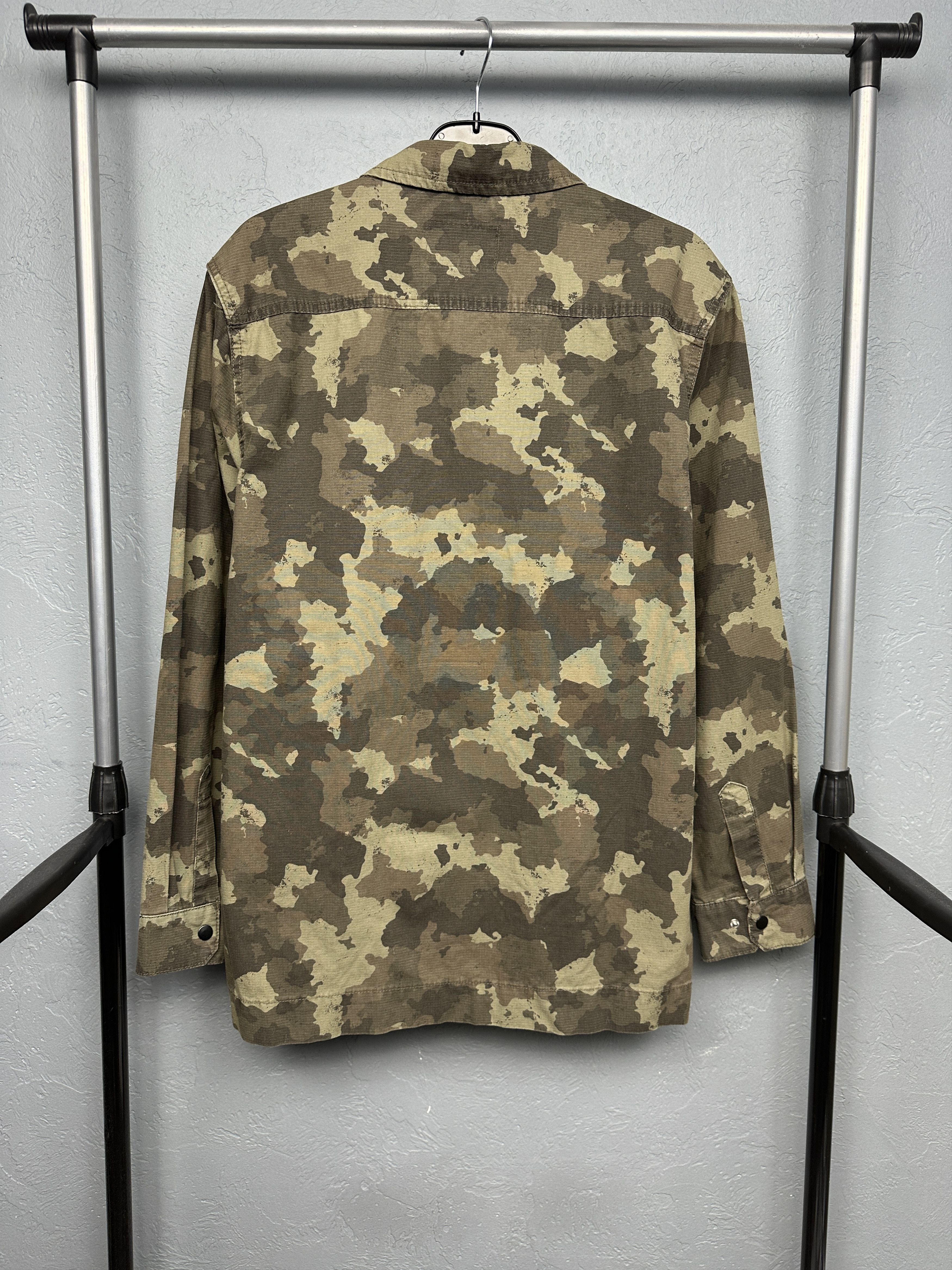 The Stronghold The Stronghold Mens Camo Overshirt Jacket Size US M / EU 48-50 / 2 - 7 Thumbnail