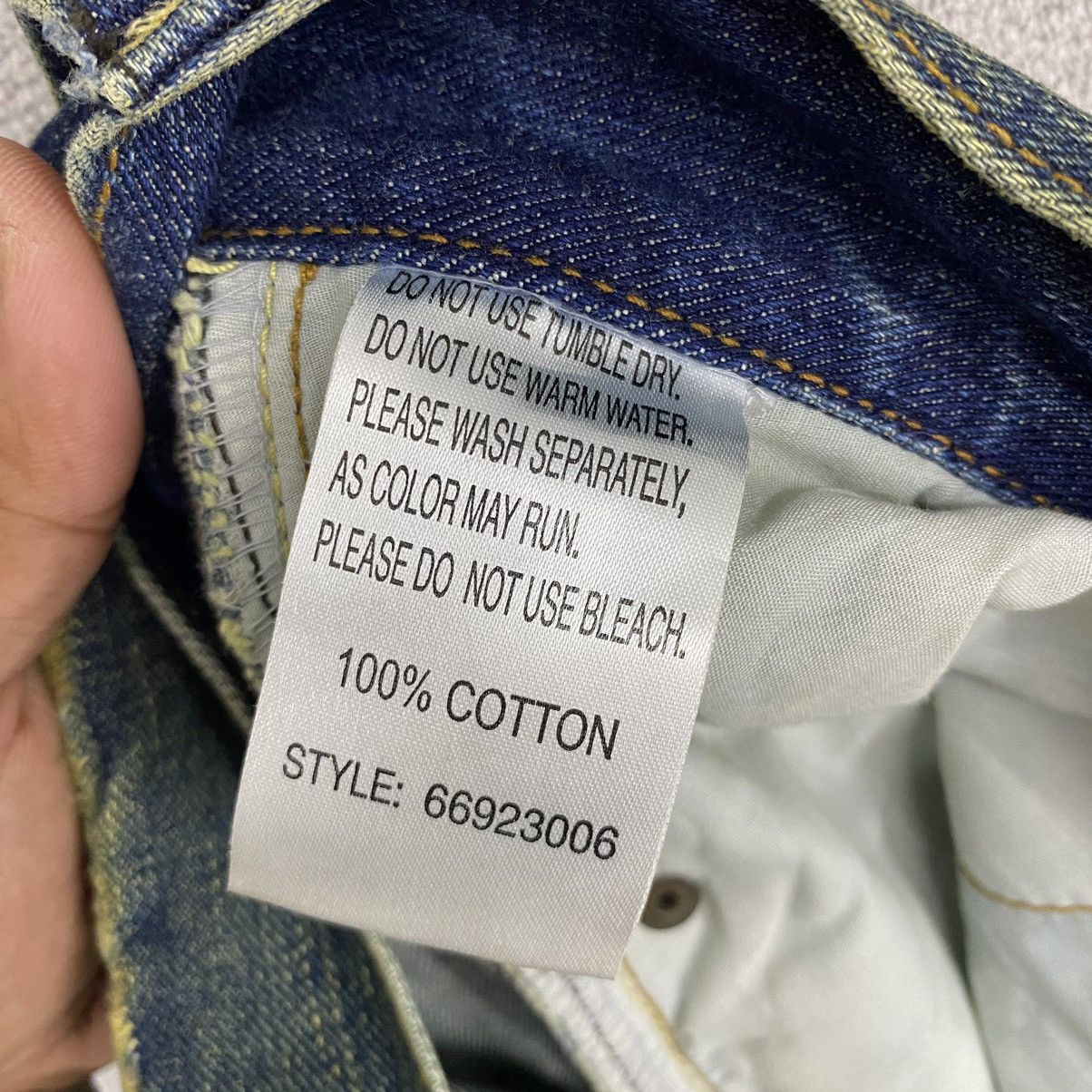 If Six Was Nine Bootcut Baggy Icom Embroidered Pocket Size US 32 / EU 48 - 13 Thumbnail
